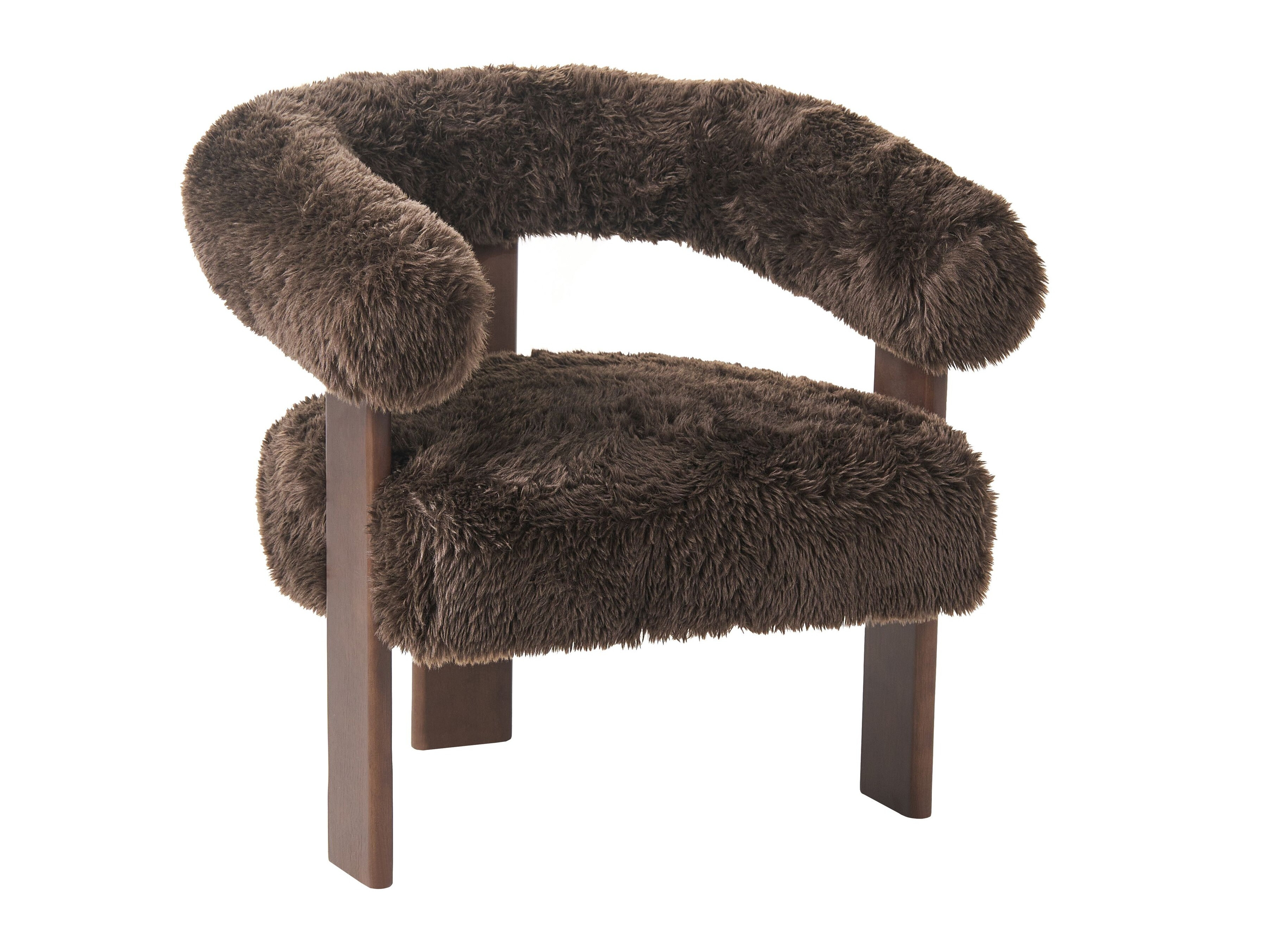 Fotelja Berwyn 3264 (Tamno smeđa)