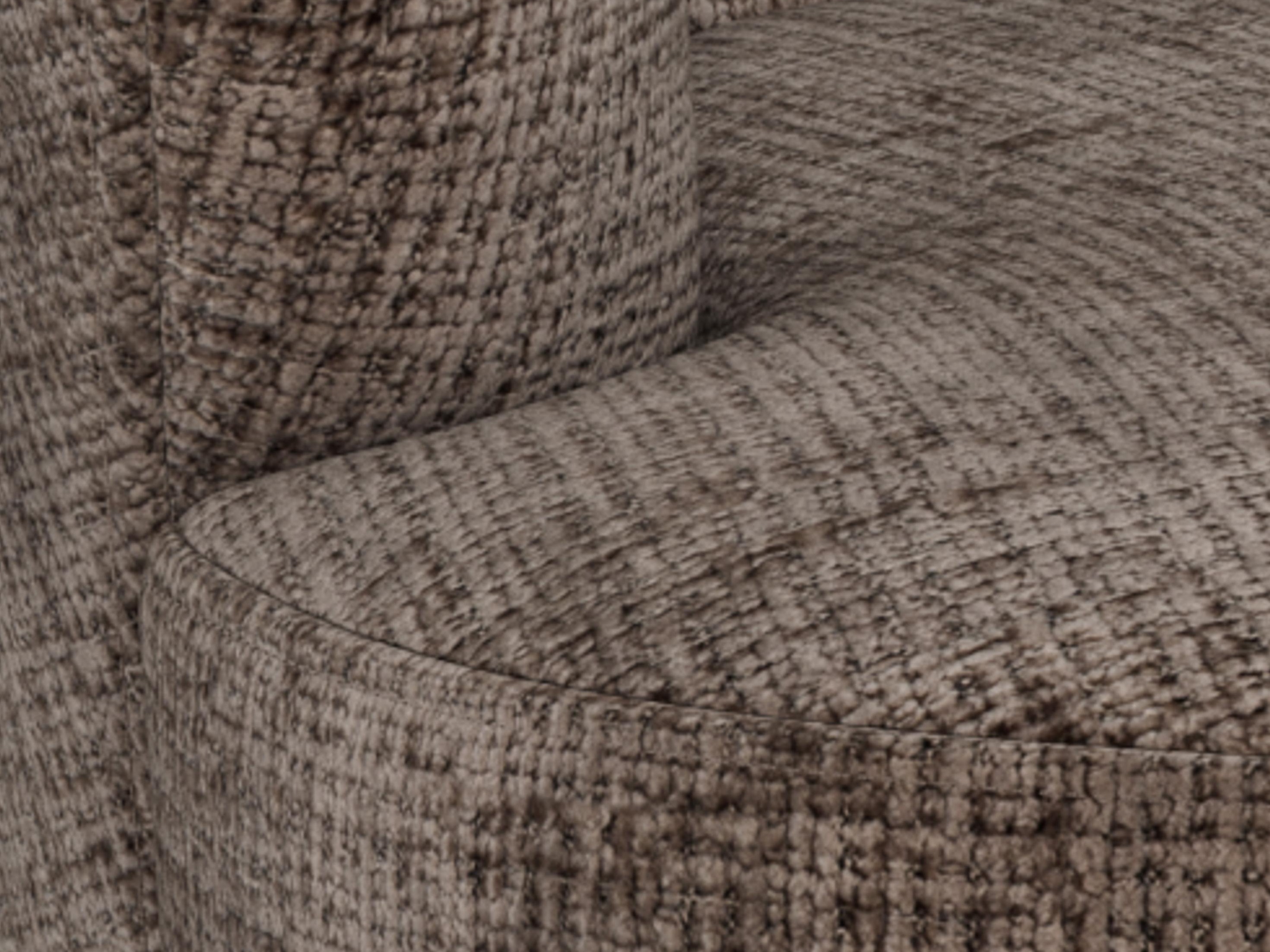 Fotelja Norsica 1064 (Tamno smeđa + Hrast)