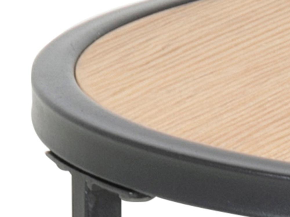 Pomoćni stolić Norsica Sevferi 118 (Divlji hrast + Crna)