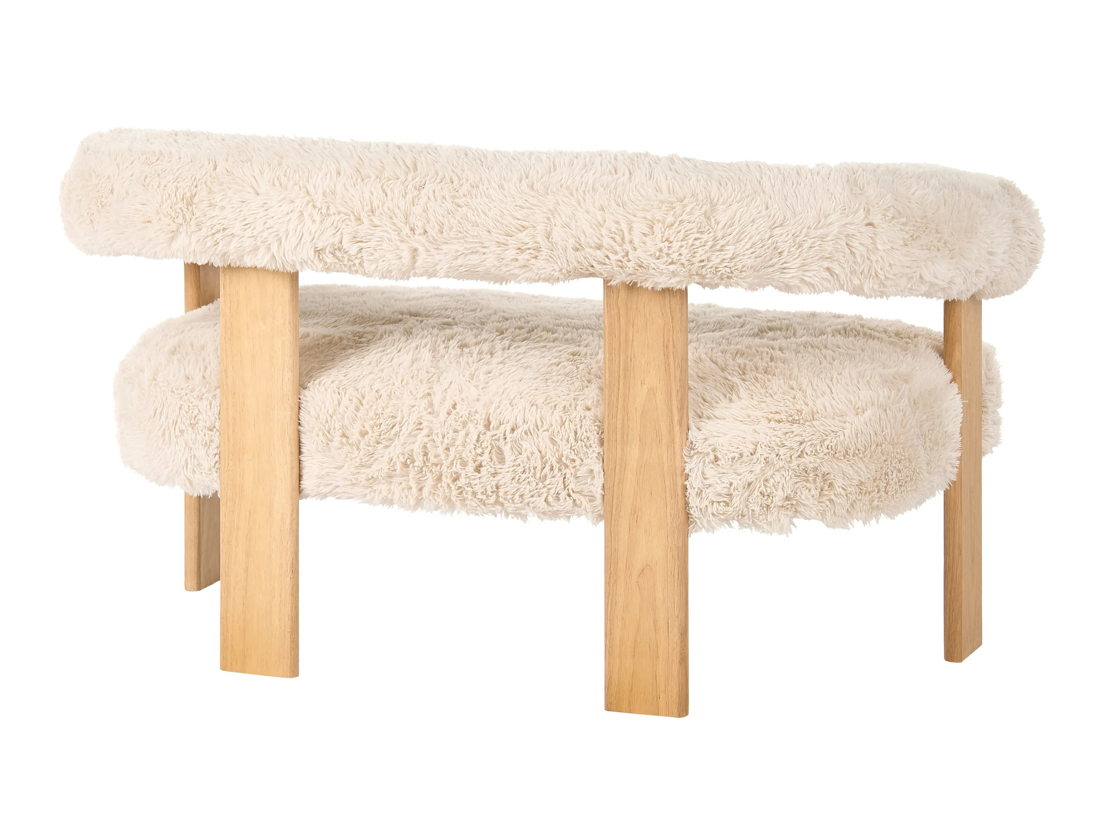 Tapecirani namještaj Berwyn 3269 (Bijela + Svijetlo smeđa)