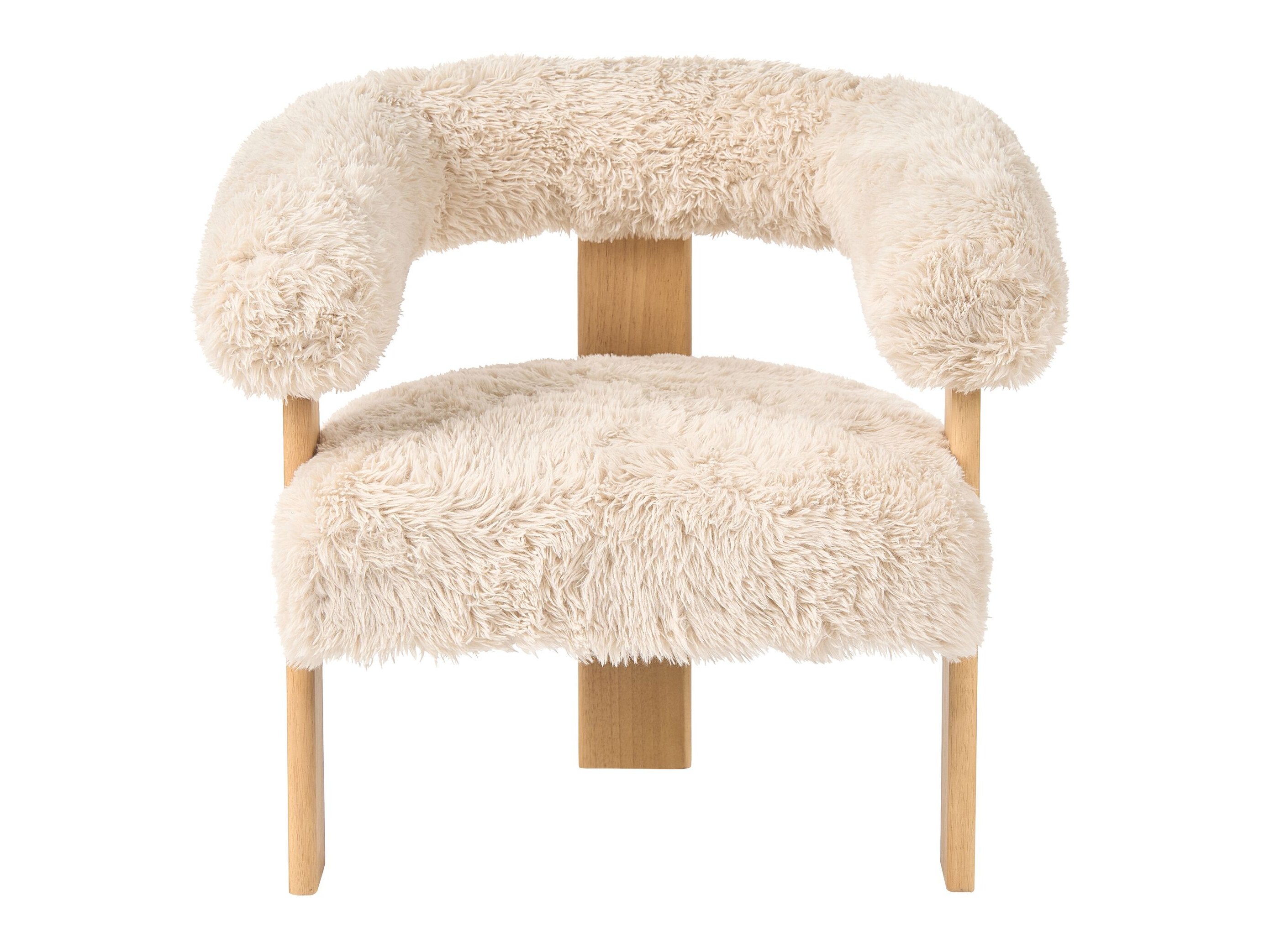 Tapecirani namještaj Berwyn 3269 (Bijela + Svijetlo smeđa)