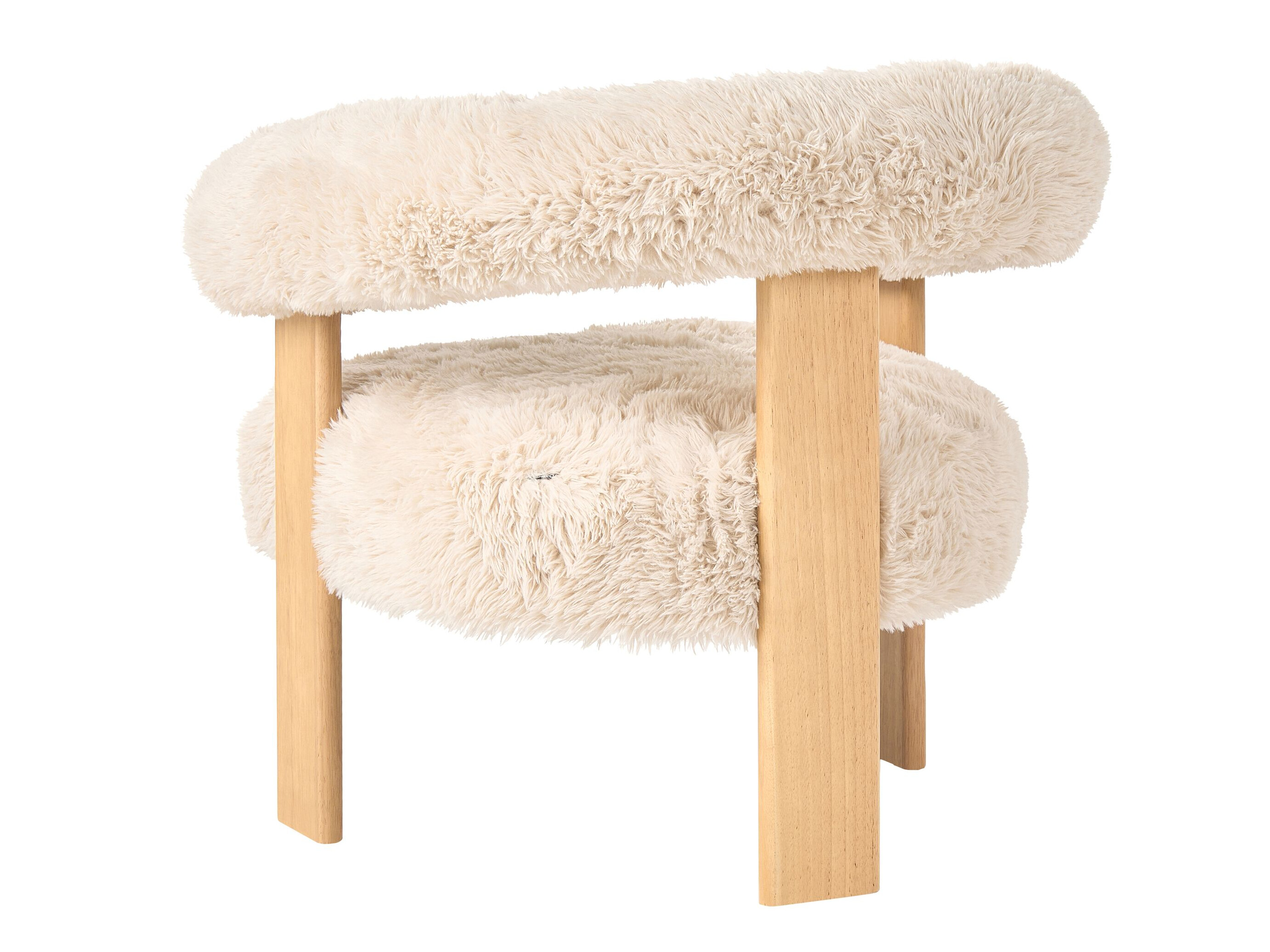 Tapecirani namještaj Berwyn 3269 (Bijela + Svijetlo smeđa)