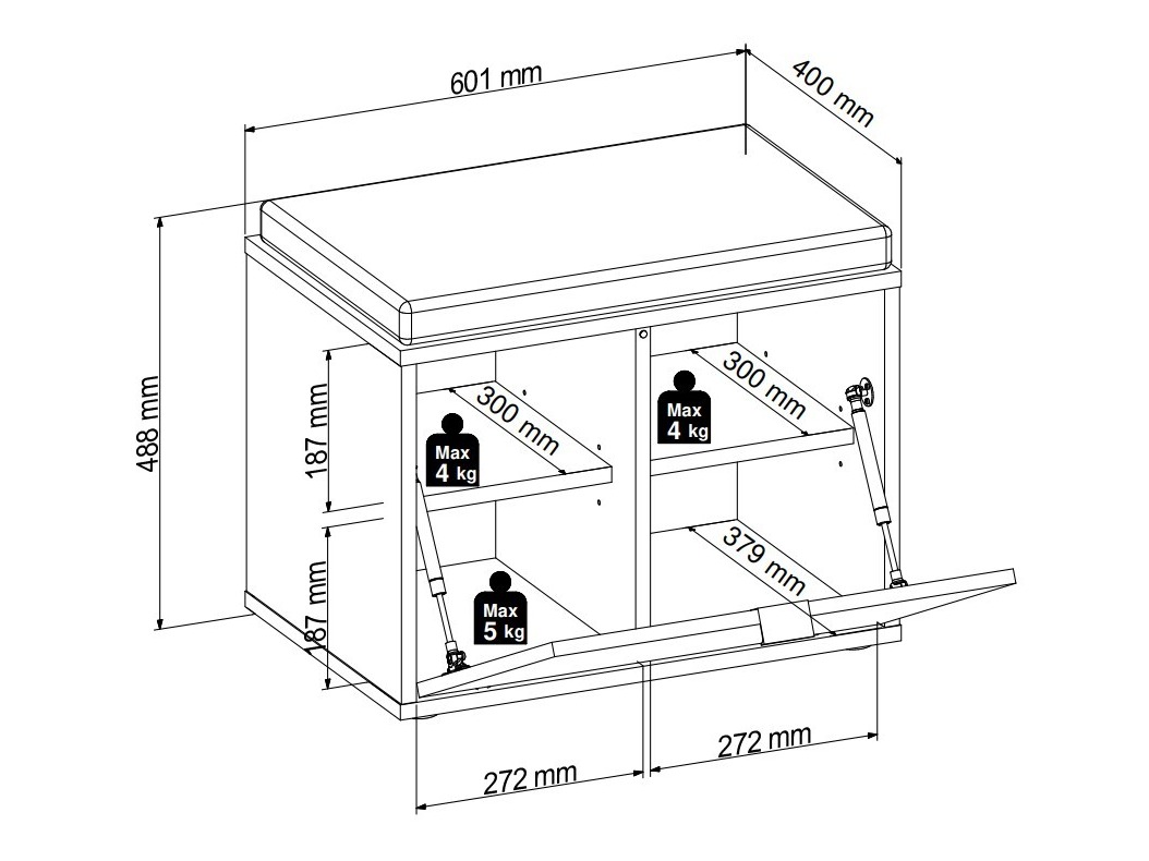 Set za hodnik Sondelu 104