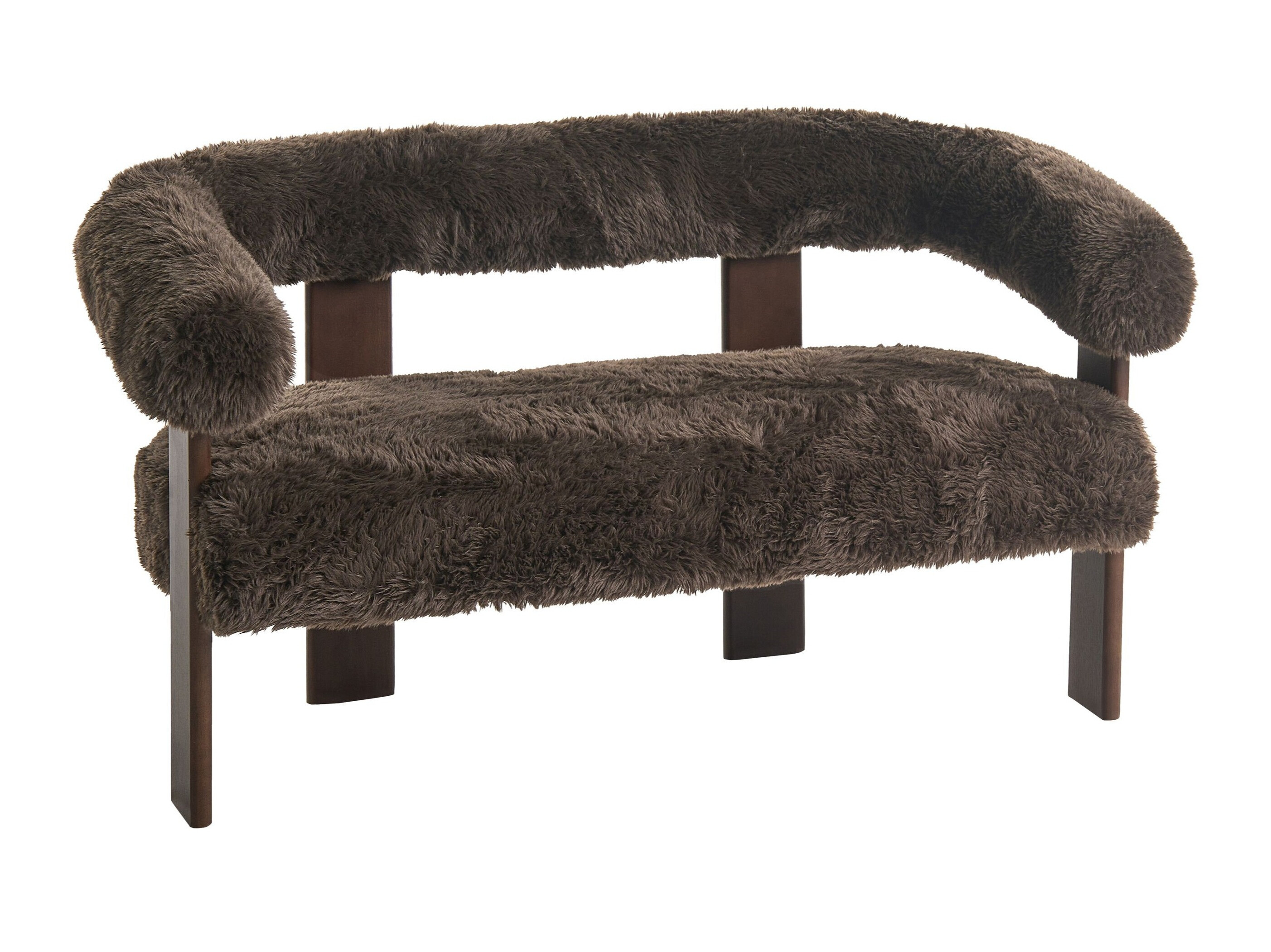 Tapecirana klupa Berwyn 3271 (Tamno smeđa)