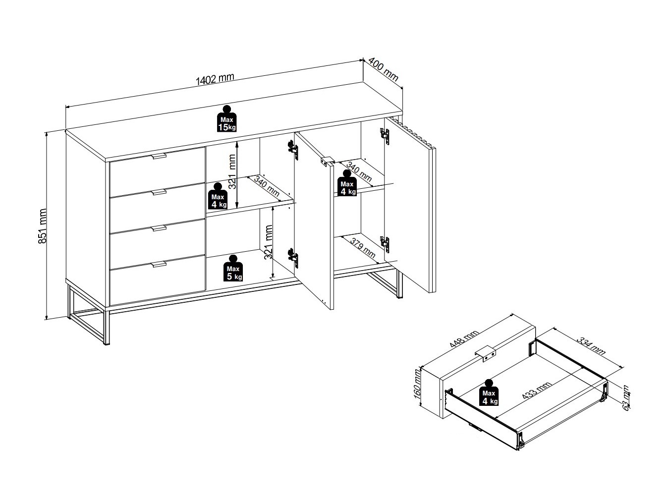 Set za dnevni boravak Sondelu 106