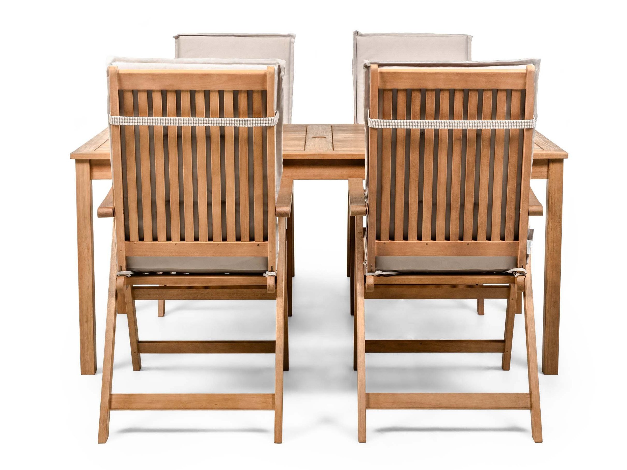 Set stola i stolica Burleson 672 (Svijetlo siva)