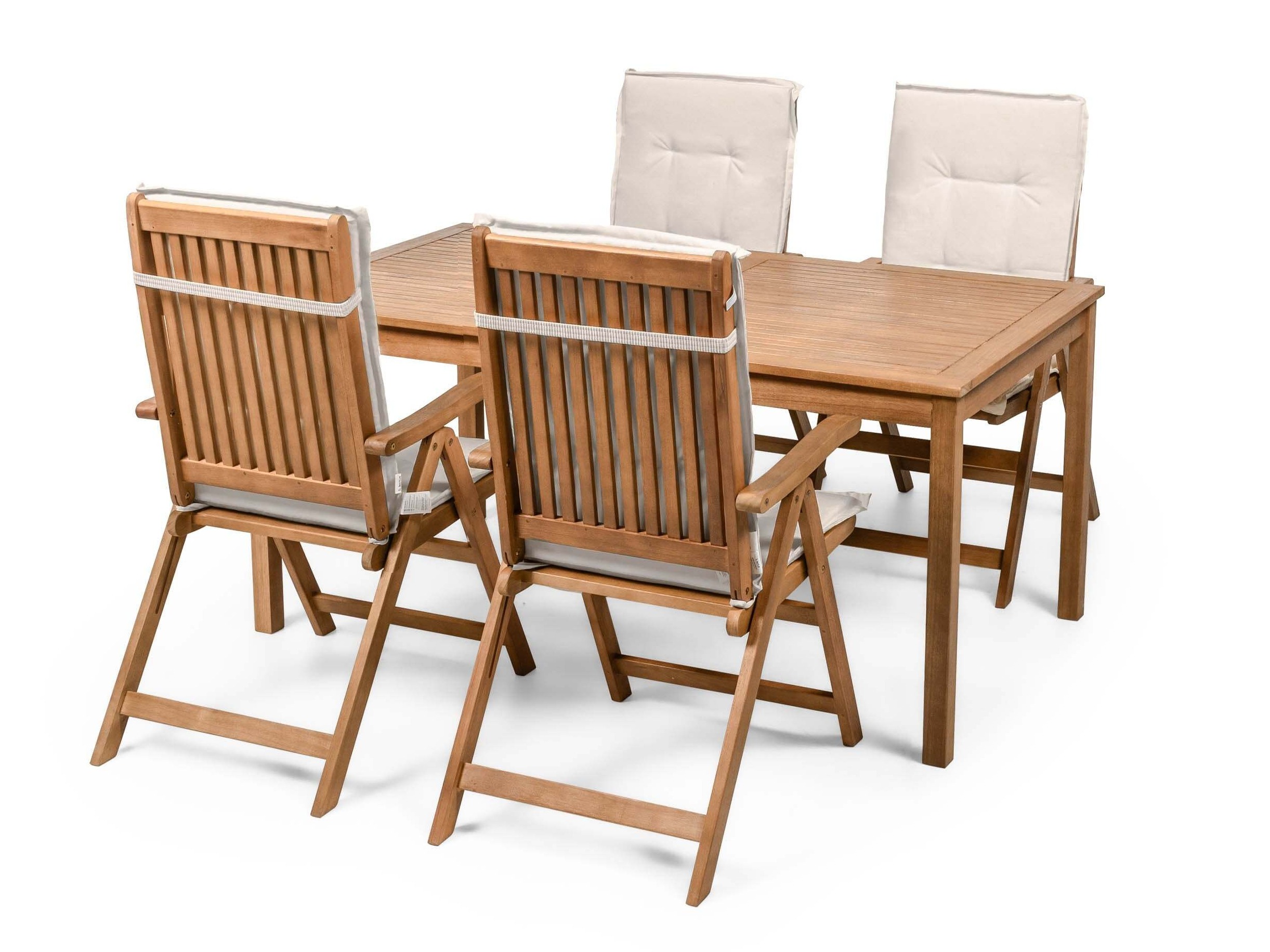 Set stola i stolica Burleson 672 (Svijetlo siva)