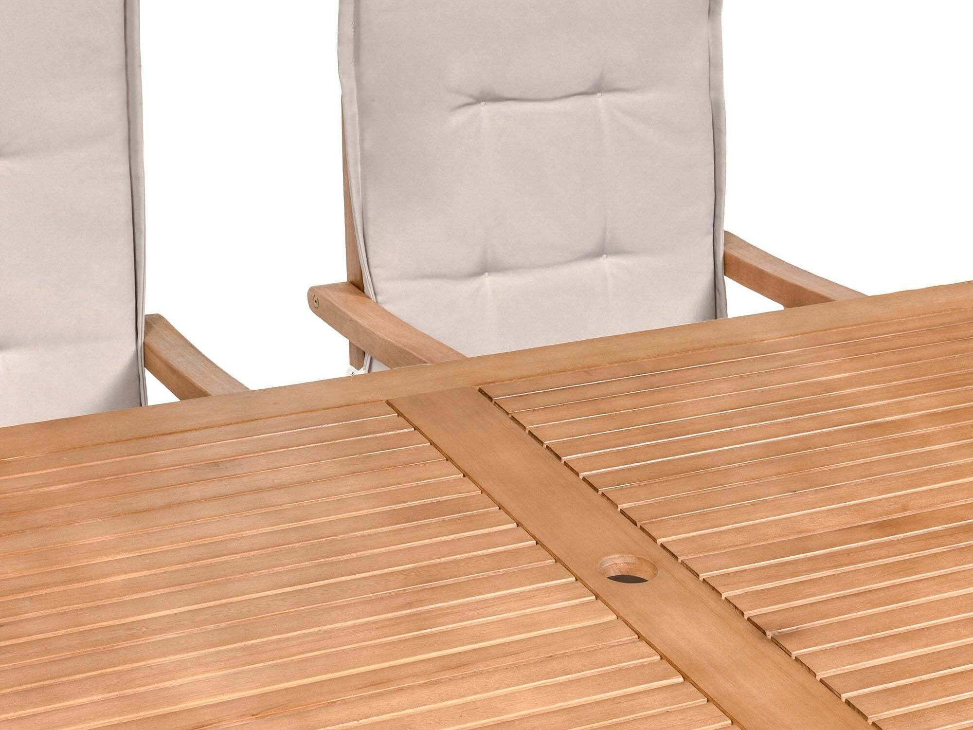 Set stola i stolica Burleson 672 (Svijetlo siva)