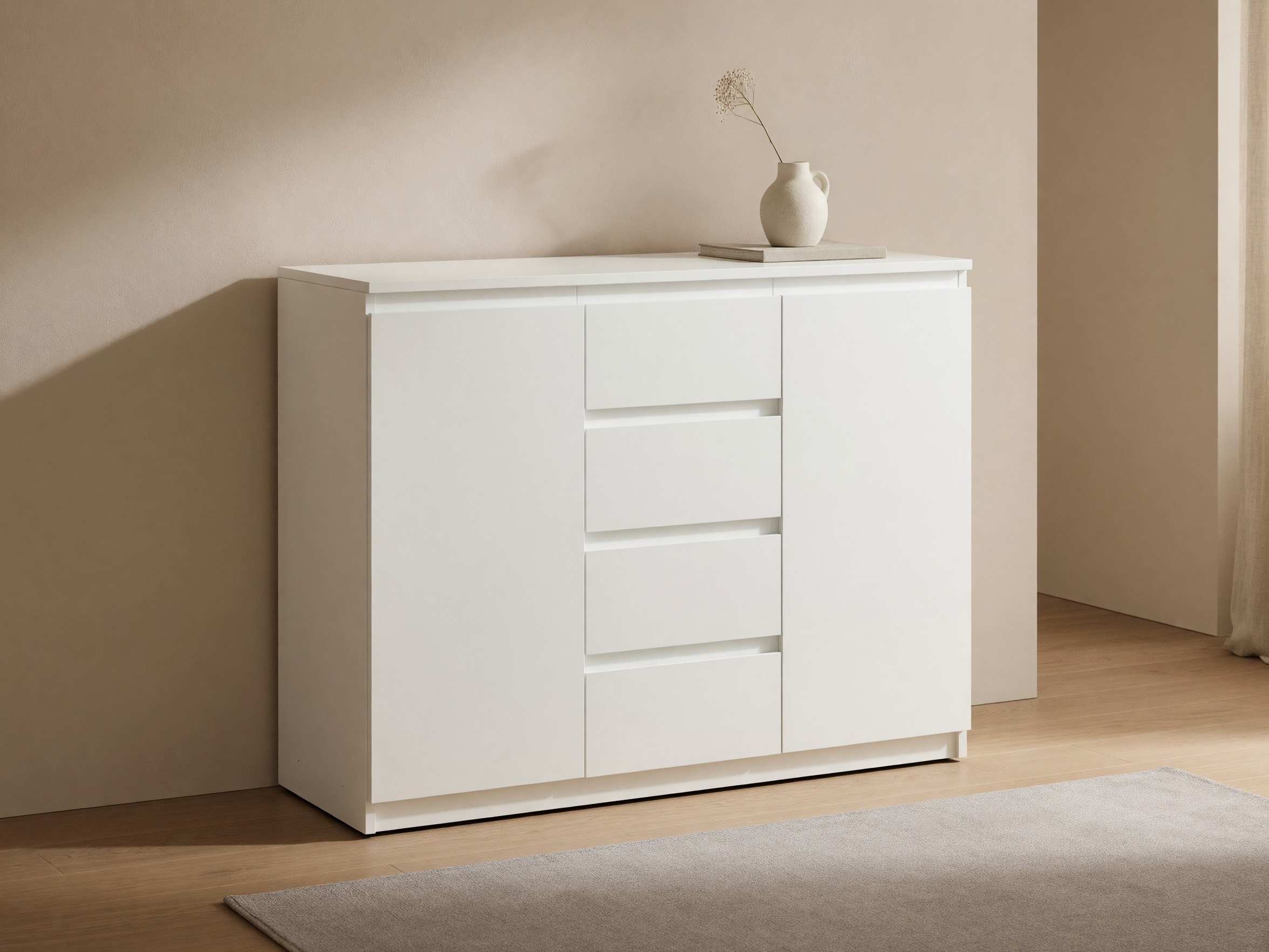 Komoda Cirdelu 105 (Bijela)