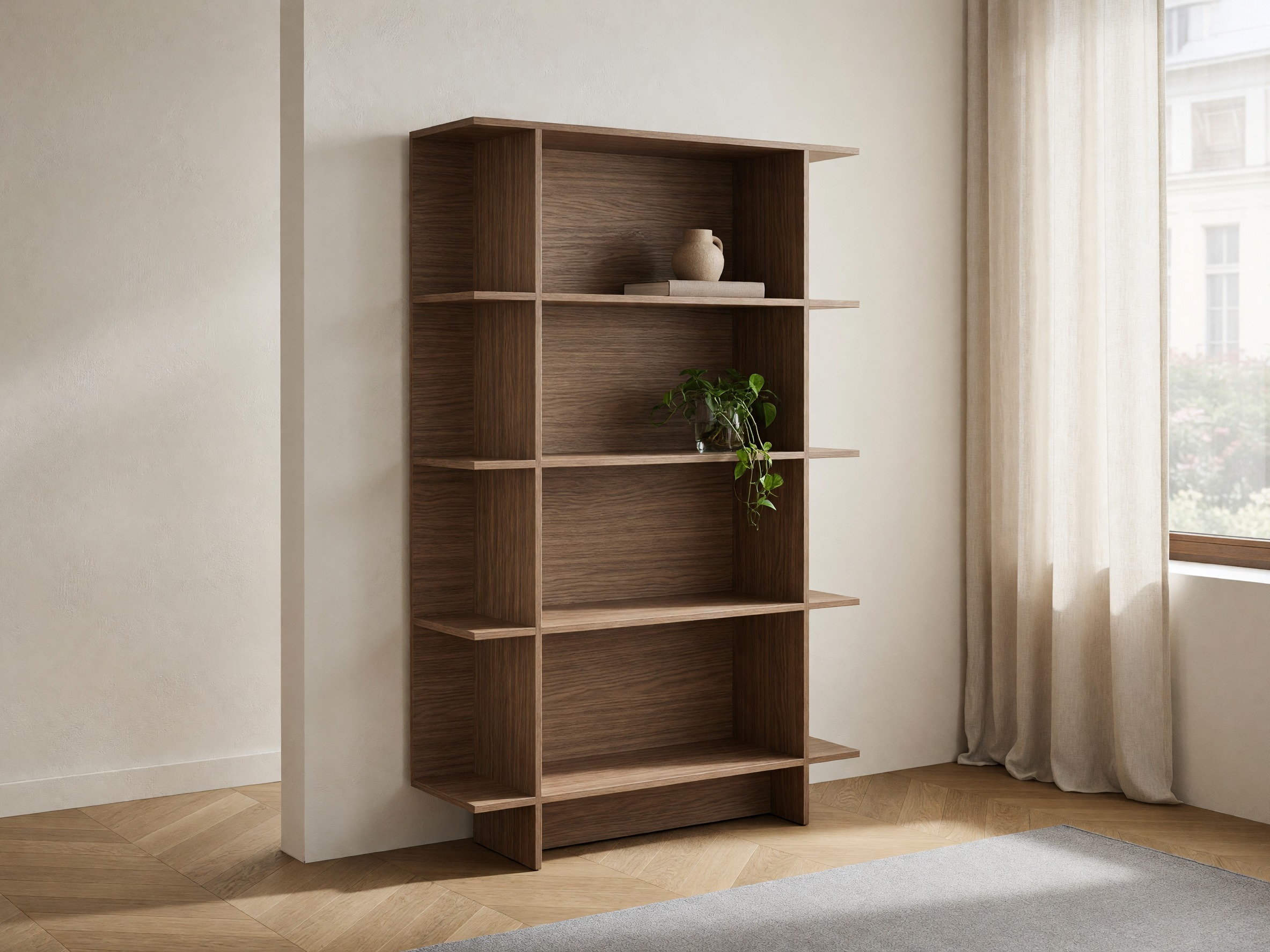 Polica Sosone 101 (Tamni hrast)