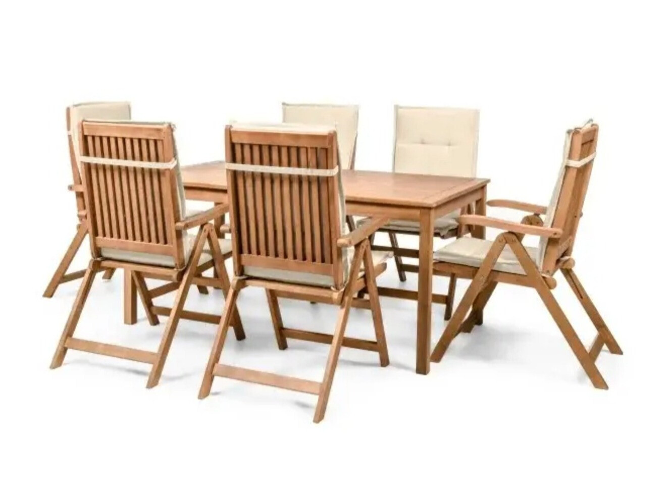 Set stola i stolica Burleson 682 (Krem)