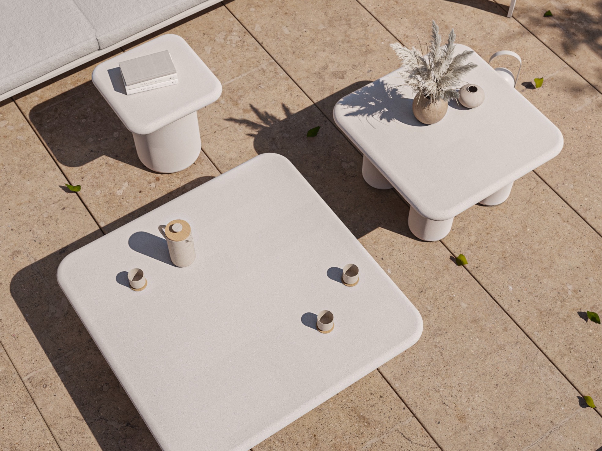 Vrtni stolić za kavu Burleson 680