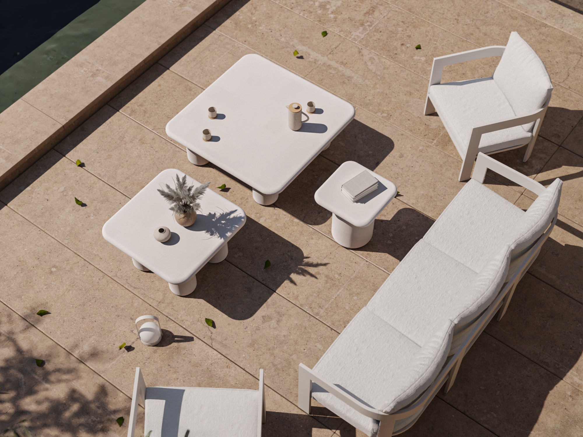 Vrtni stolić za kavu Burleson 681