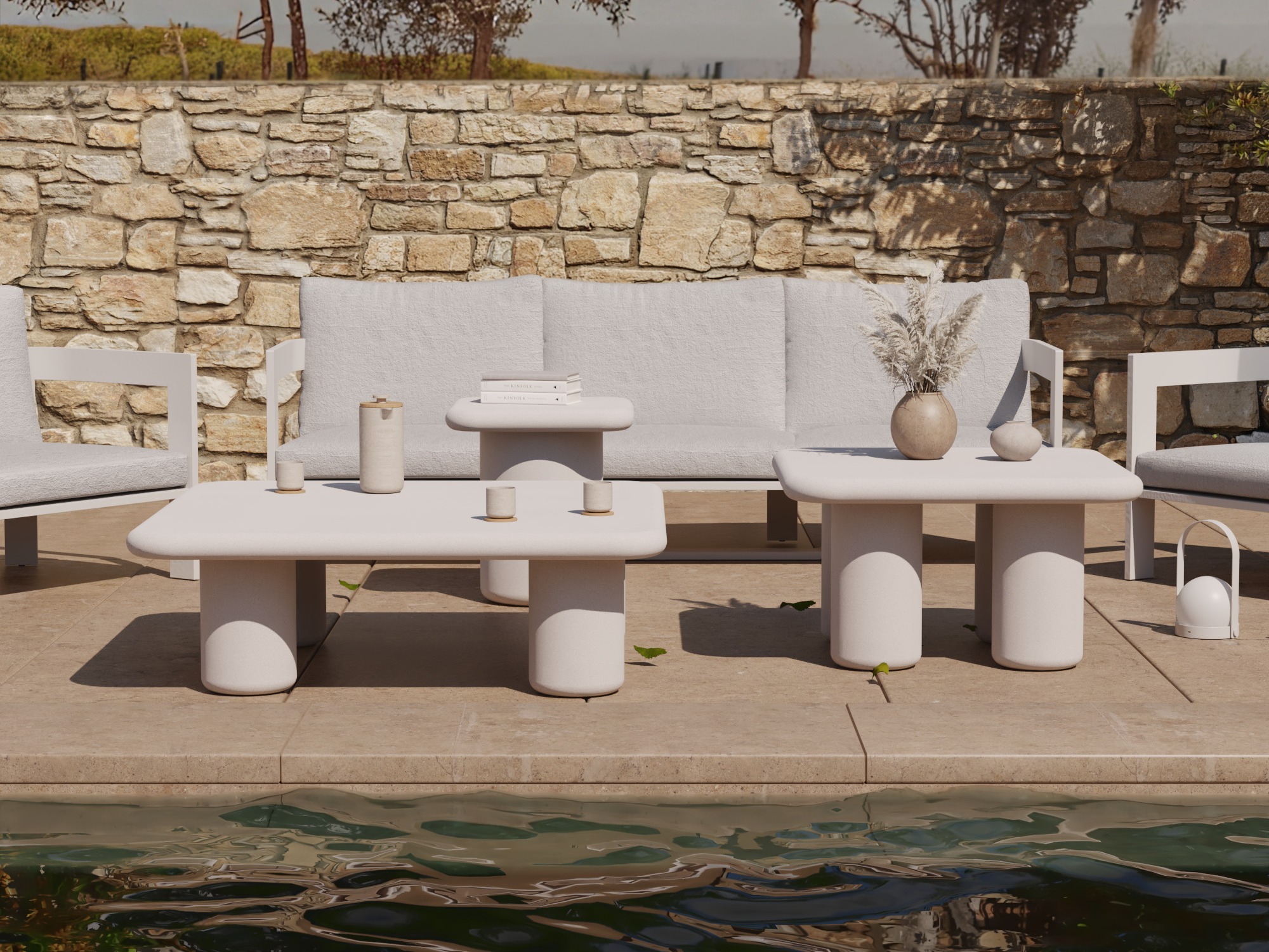 Vrtni stolić za kavu Burleson 681