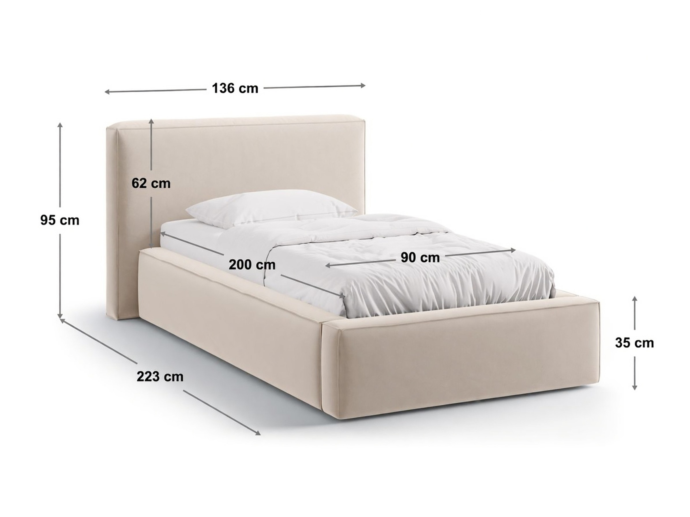 Krevet Lomcalu 121 (Bluvel 30)