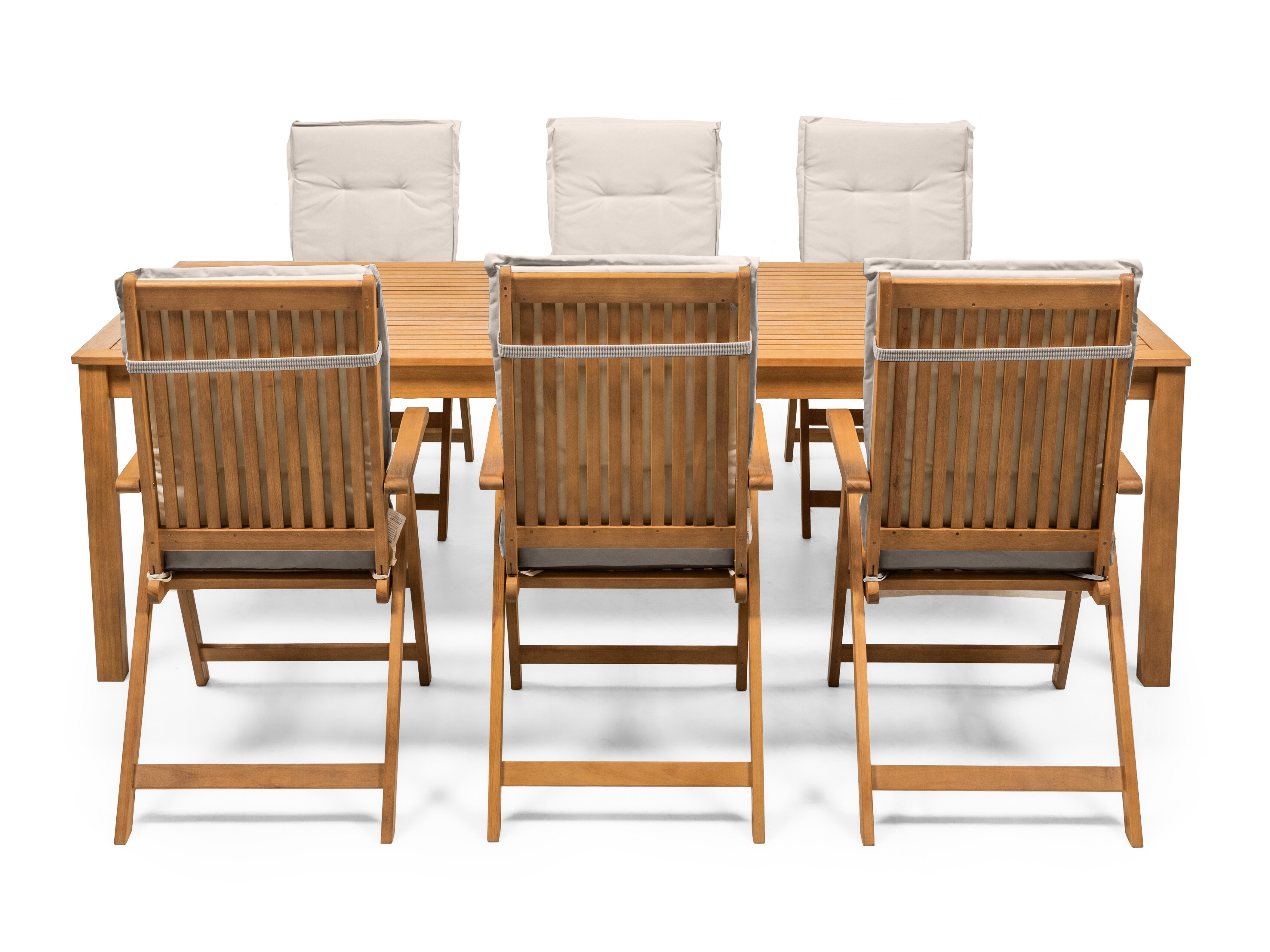 Set stola i stolica Burleson 684 (Svijetlo siva)