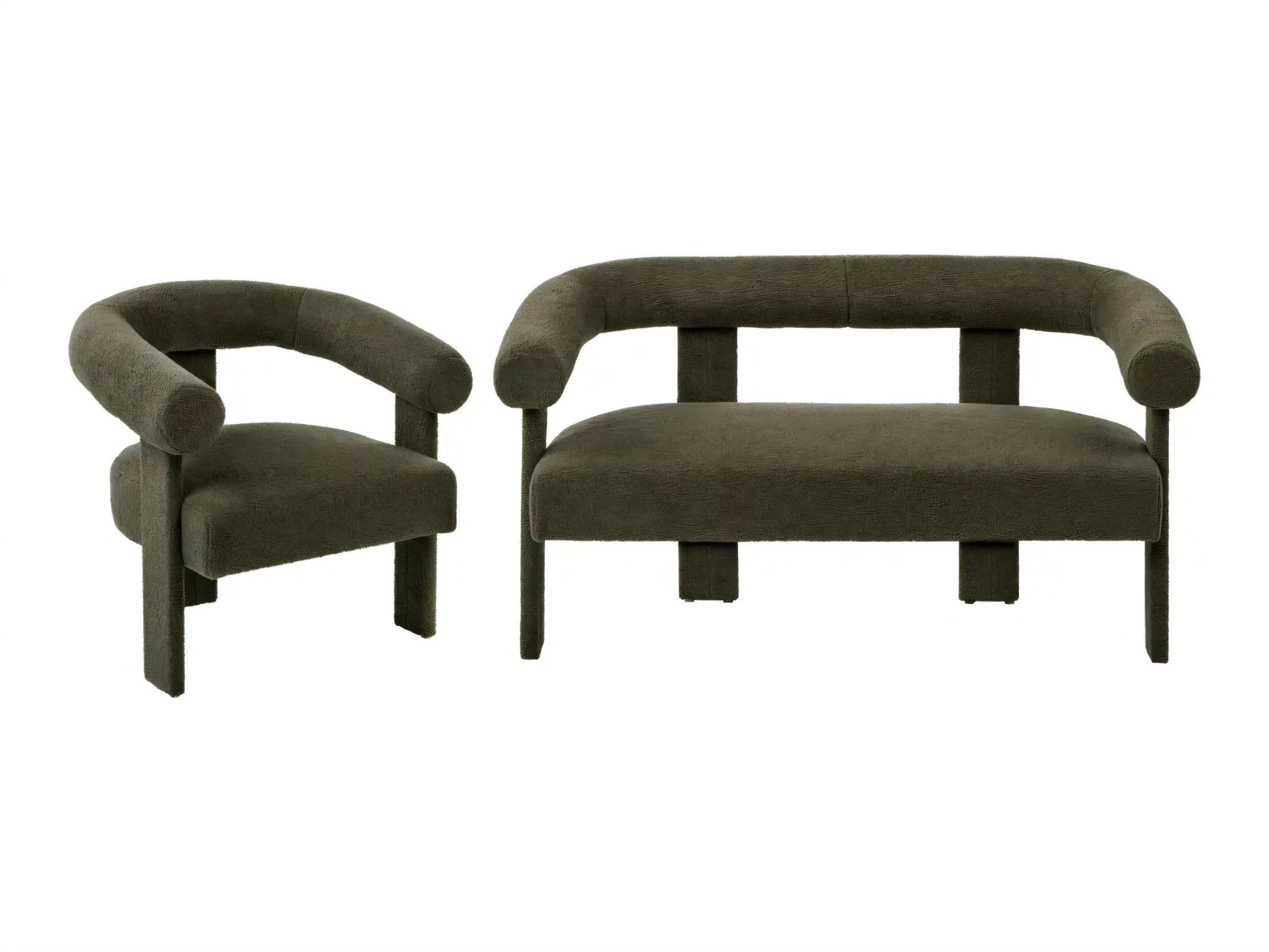 Tapecirani namještaj Berwyn 2710 (Tamnozelena)