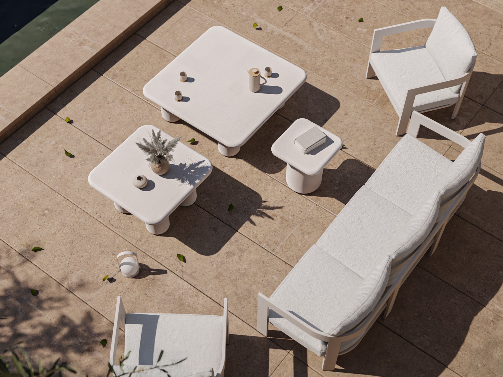 Vrtni stolić za kavu Burleson 683