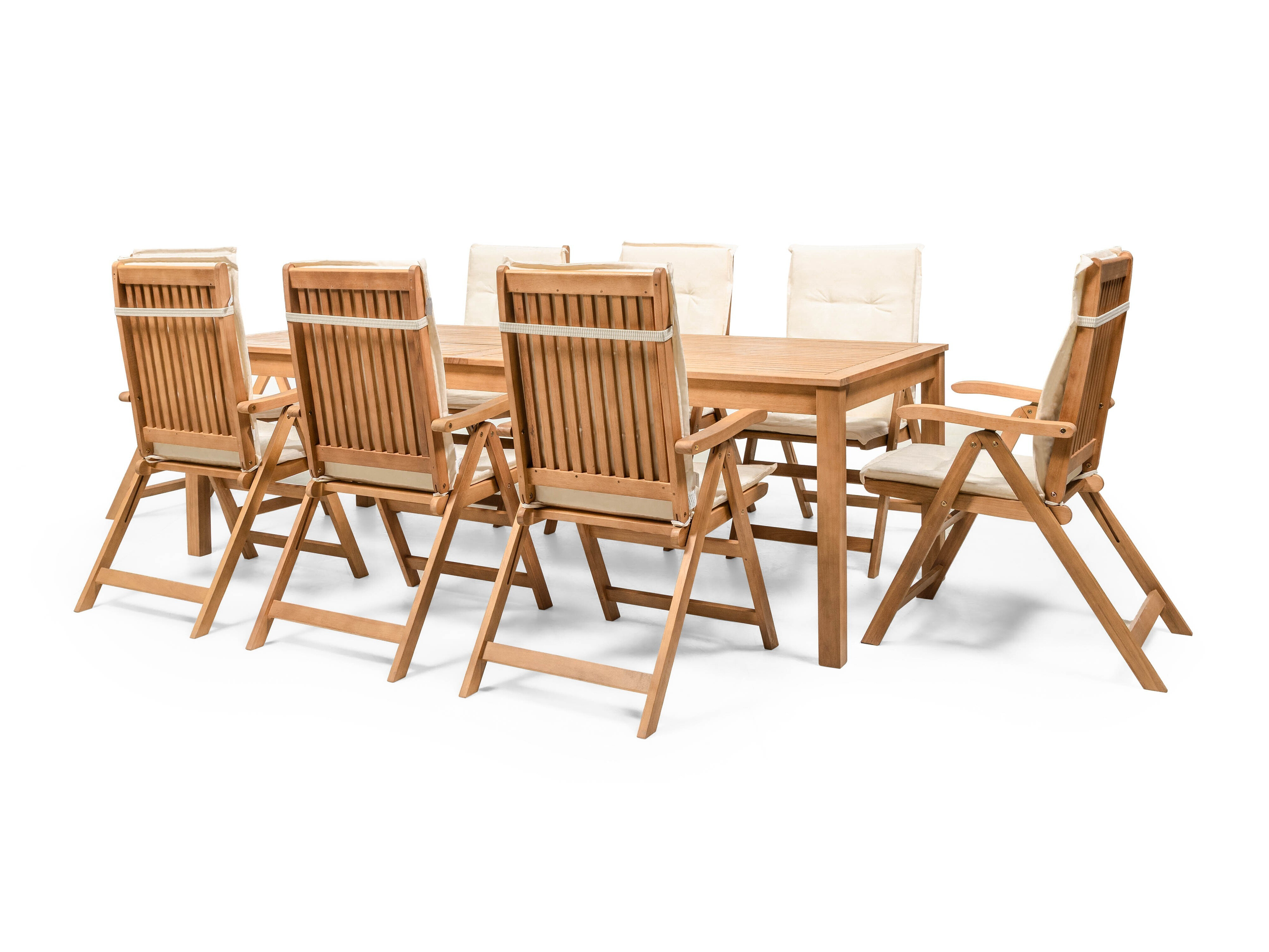 Set stola i stolica Burleson 685 (Krem)