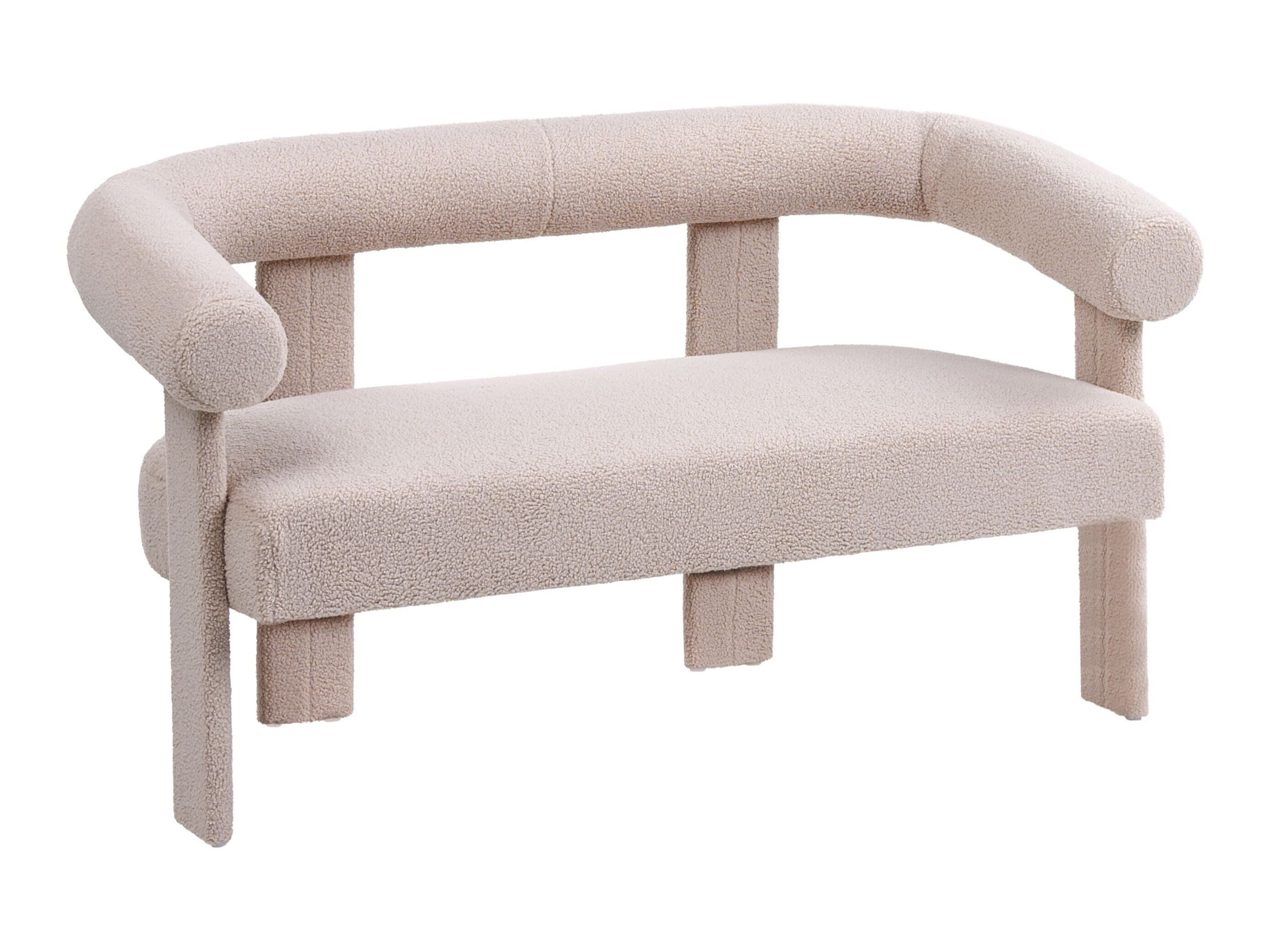 Tapecirana klupa Berwyn 2709 (Krem)