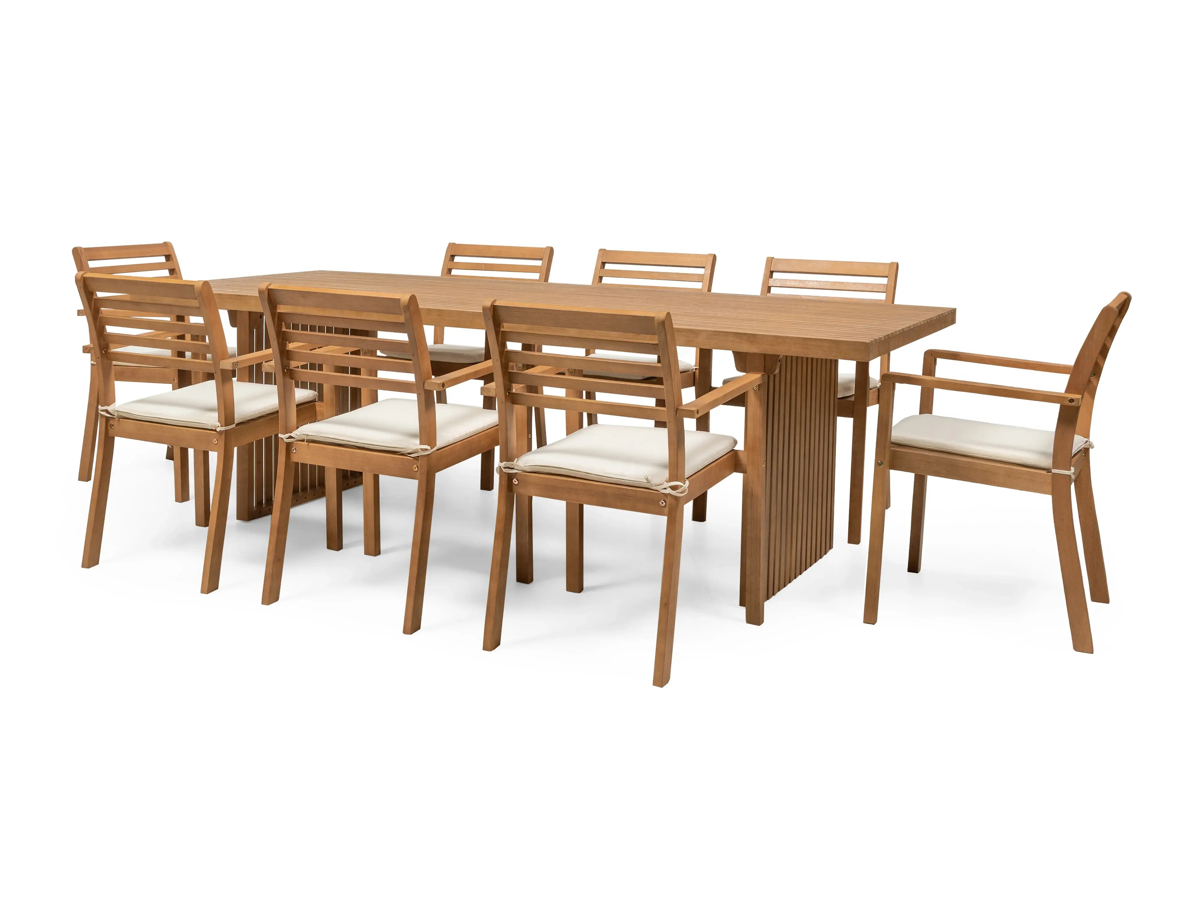 Set stola i stolica Burleson 689 (Bež)