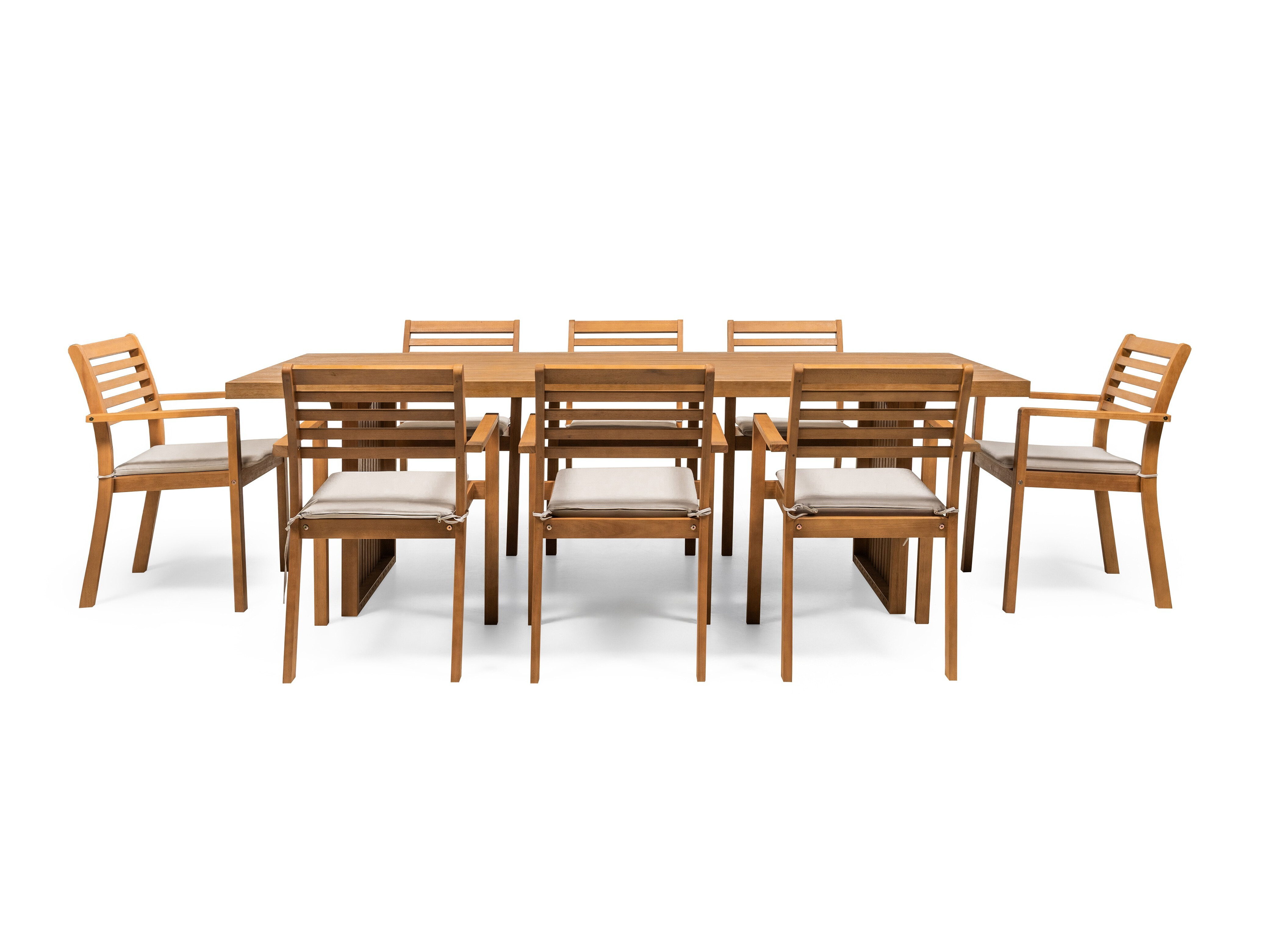 Set stola i stolica Burleson 689 (Svijetlo siva)