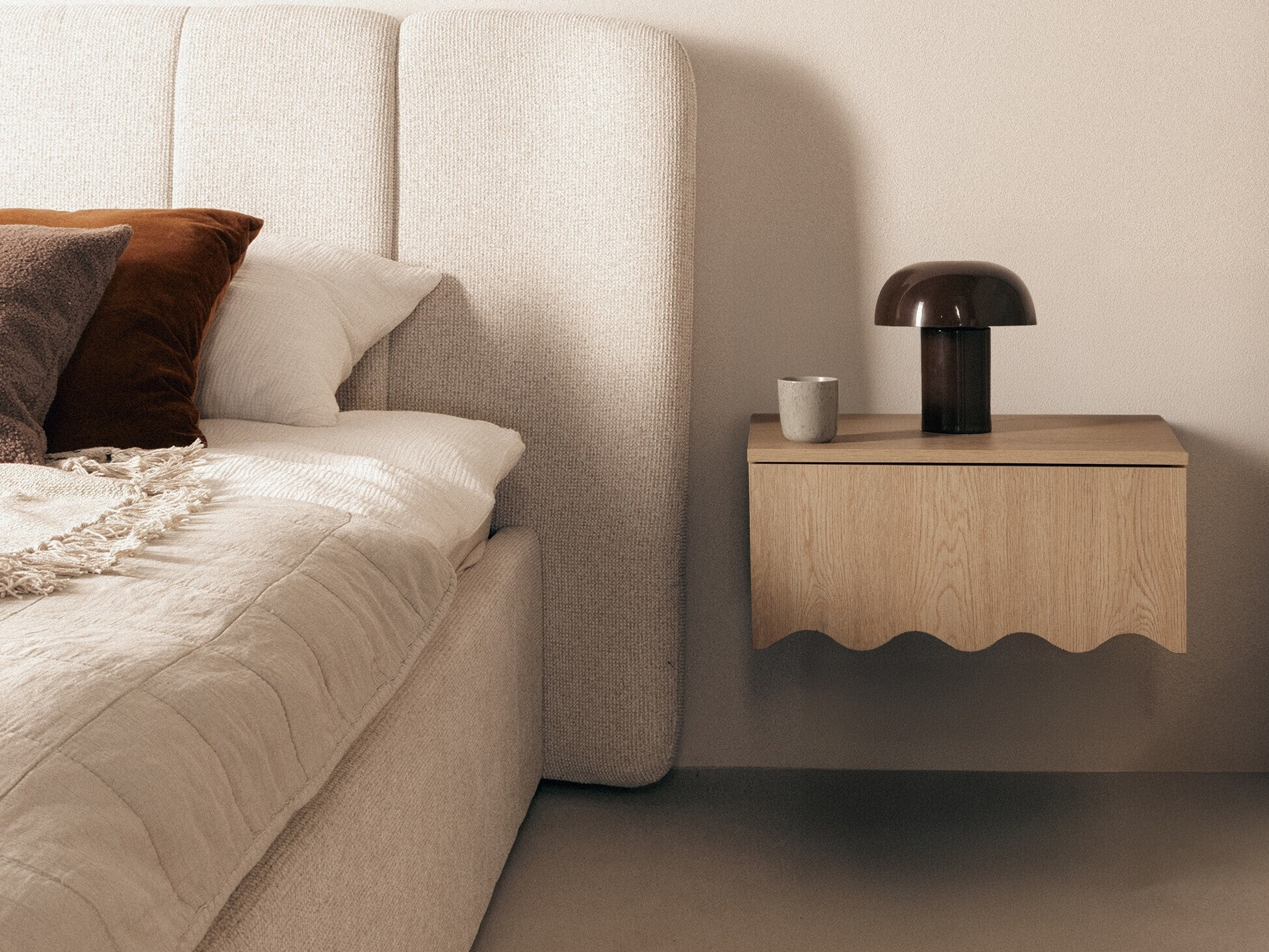 Noćni ormarić Burleson 692 (Hrast Torro)