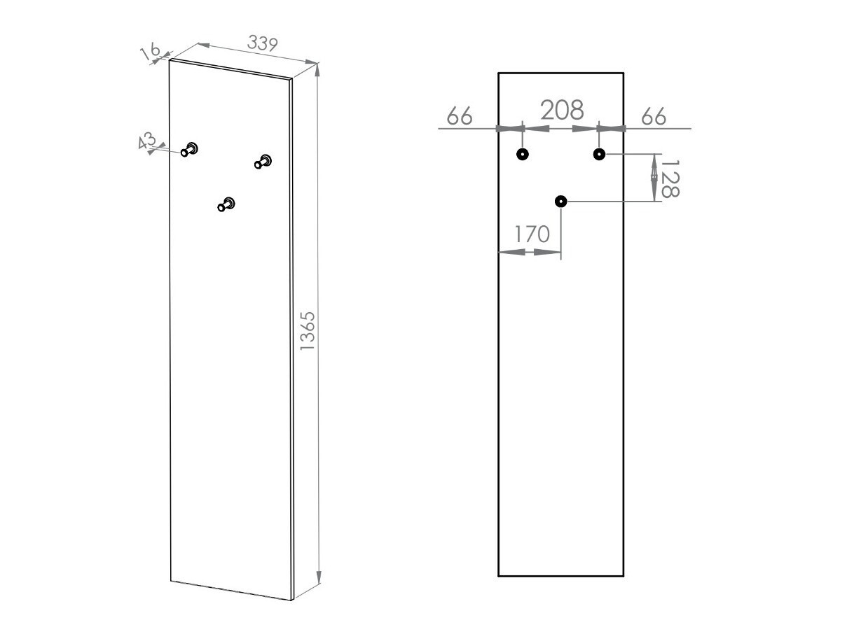 Set za hodnik Marmeli 134