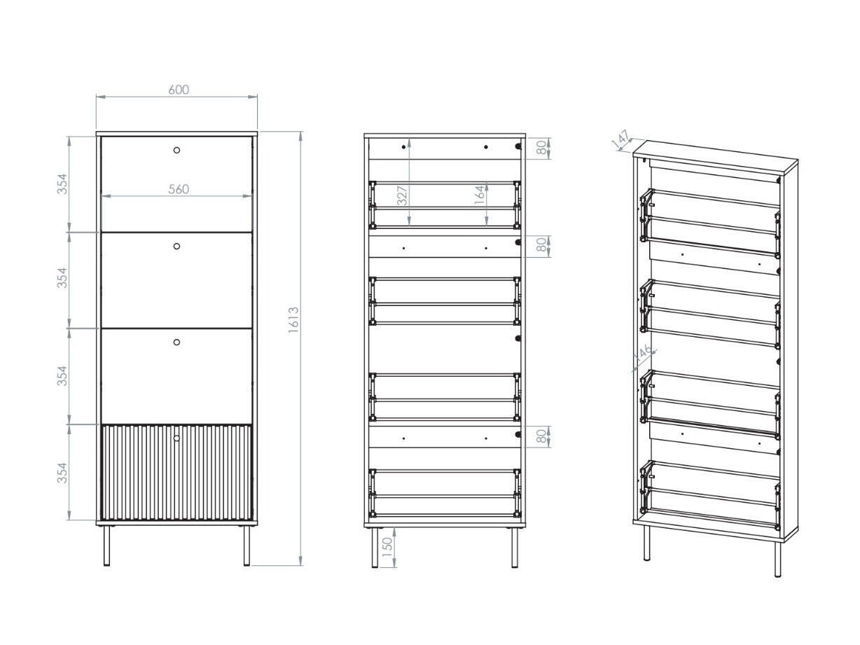 Set za hodnik Marmeli 134