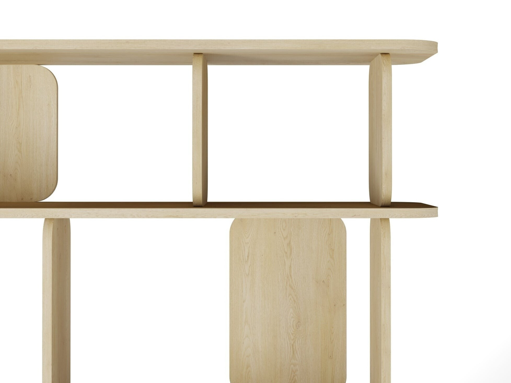 Polica Burleson 695 (Krem + Hrast Torro)