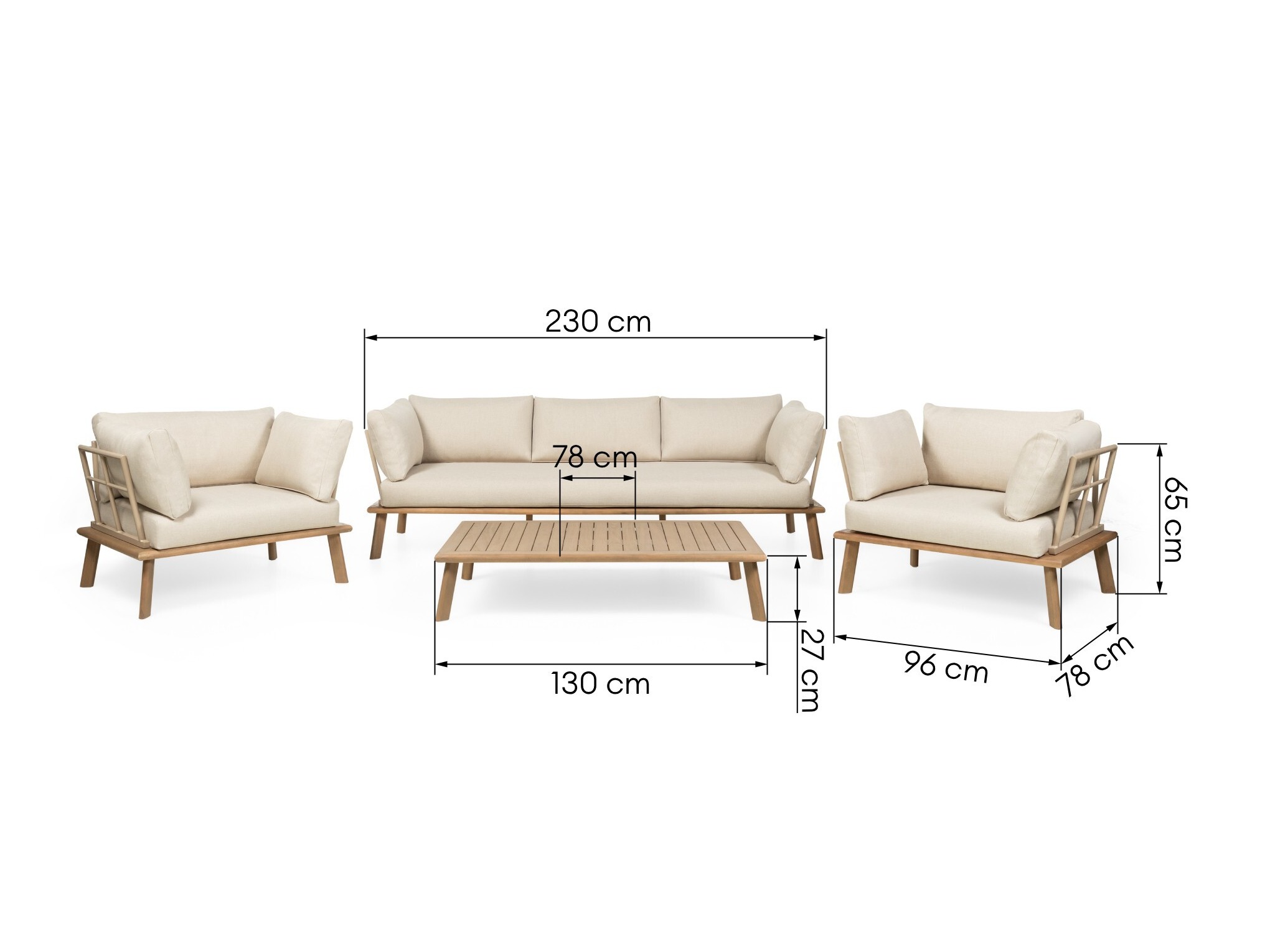 Set vrtnog namještaja Burleson 711