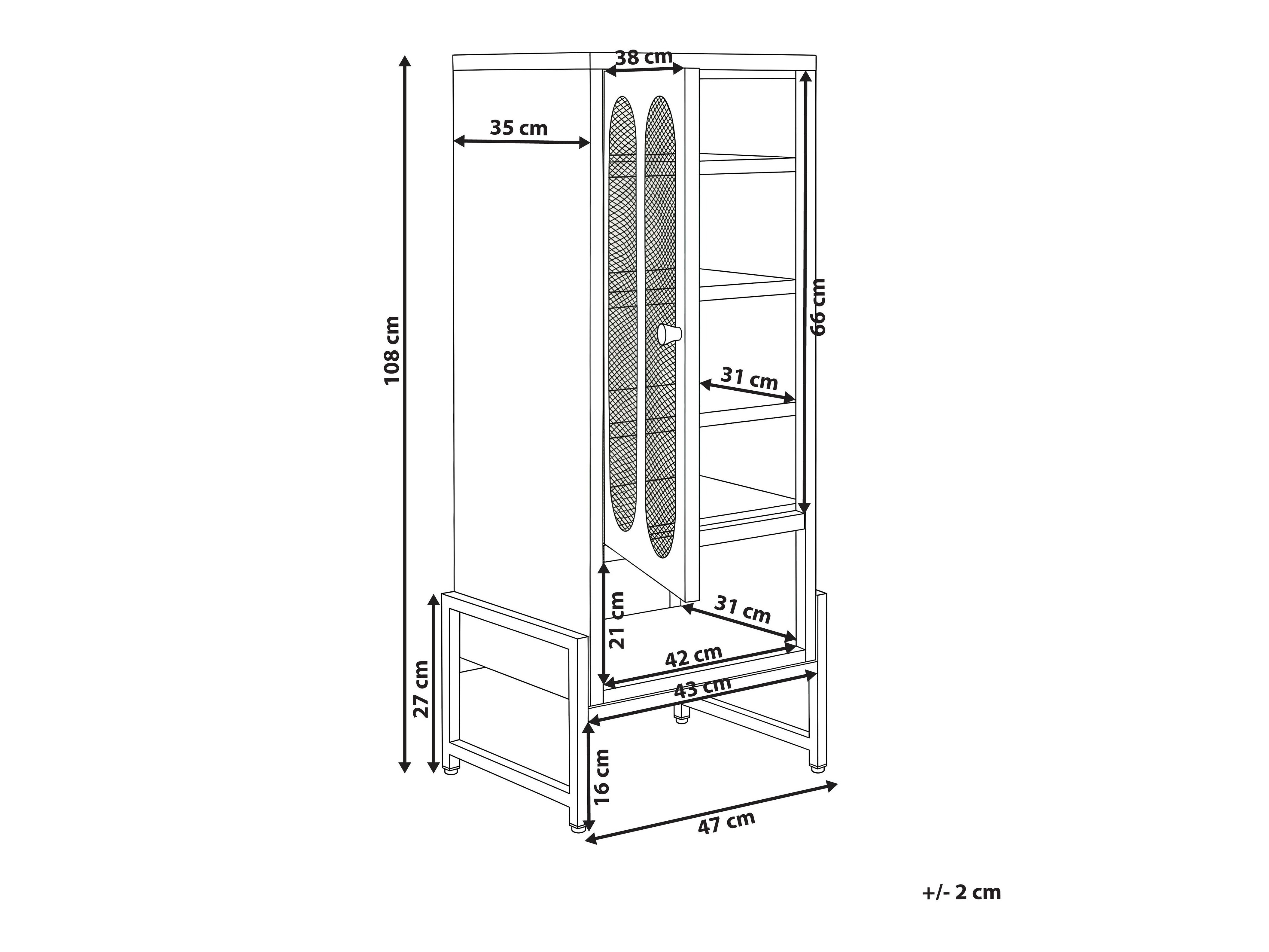 Ormarić Berwyn 3279 (Bijela)