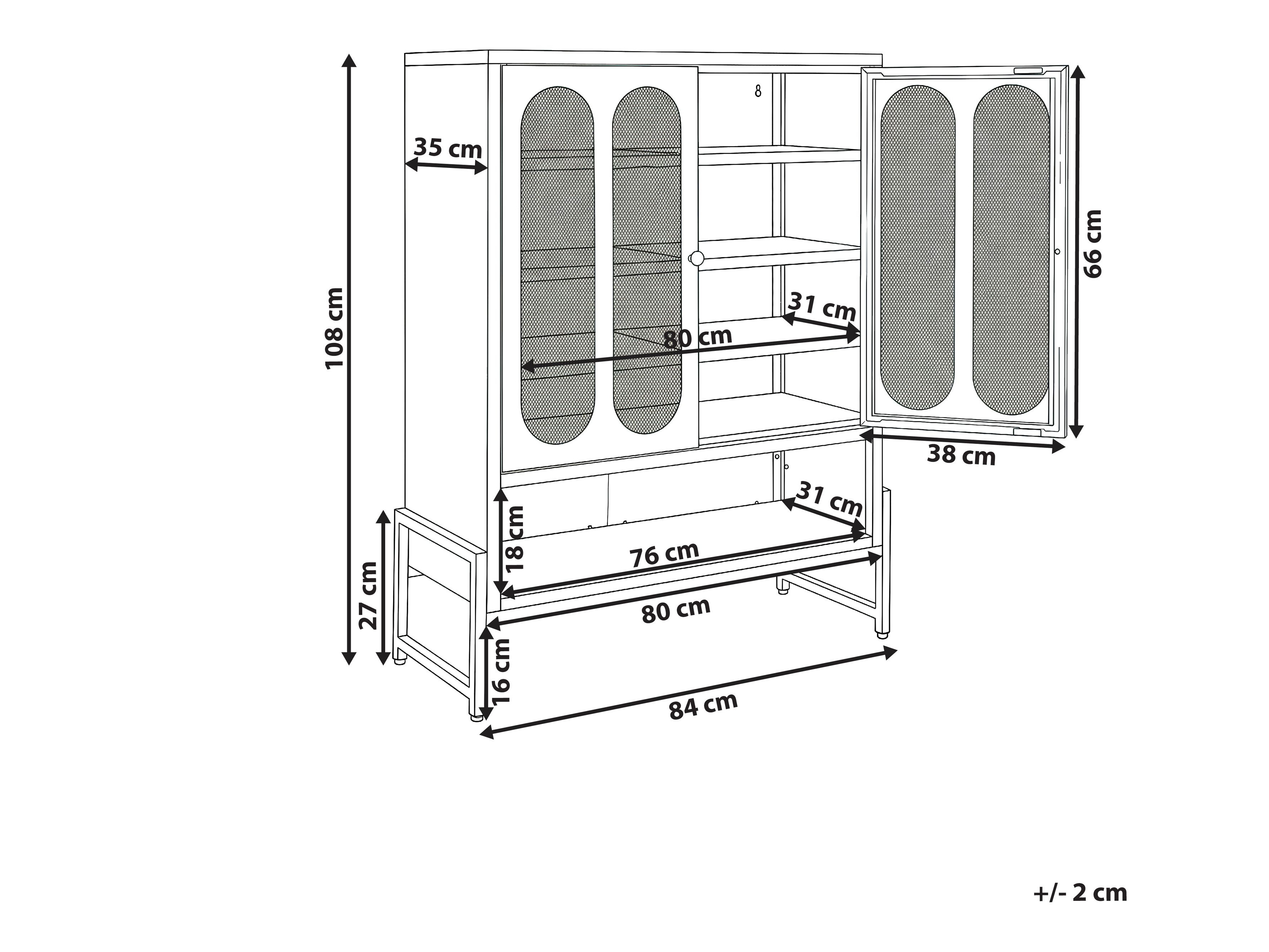 Ormarić Berwyn 3280 (Bež)