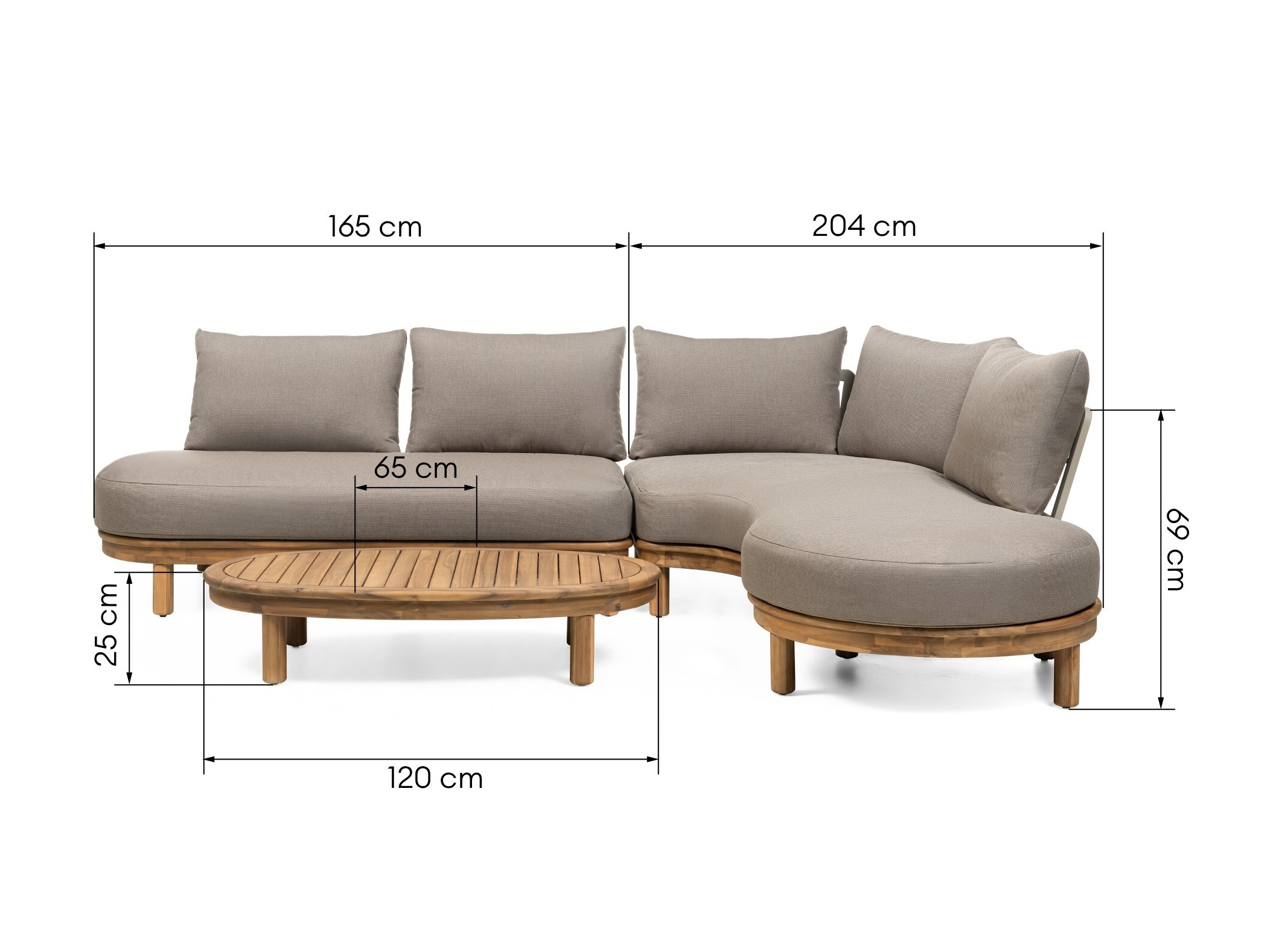 Set vrtnog namještaja Burleson 715