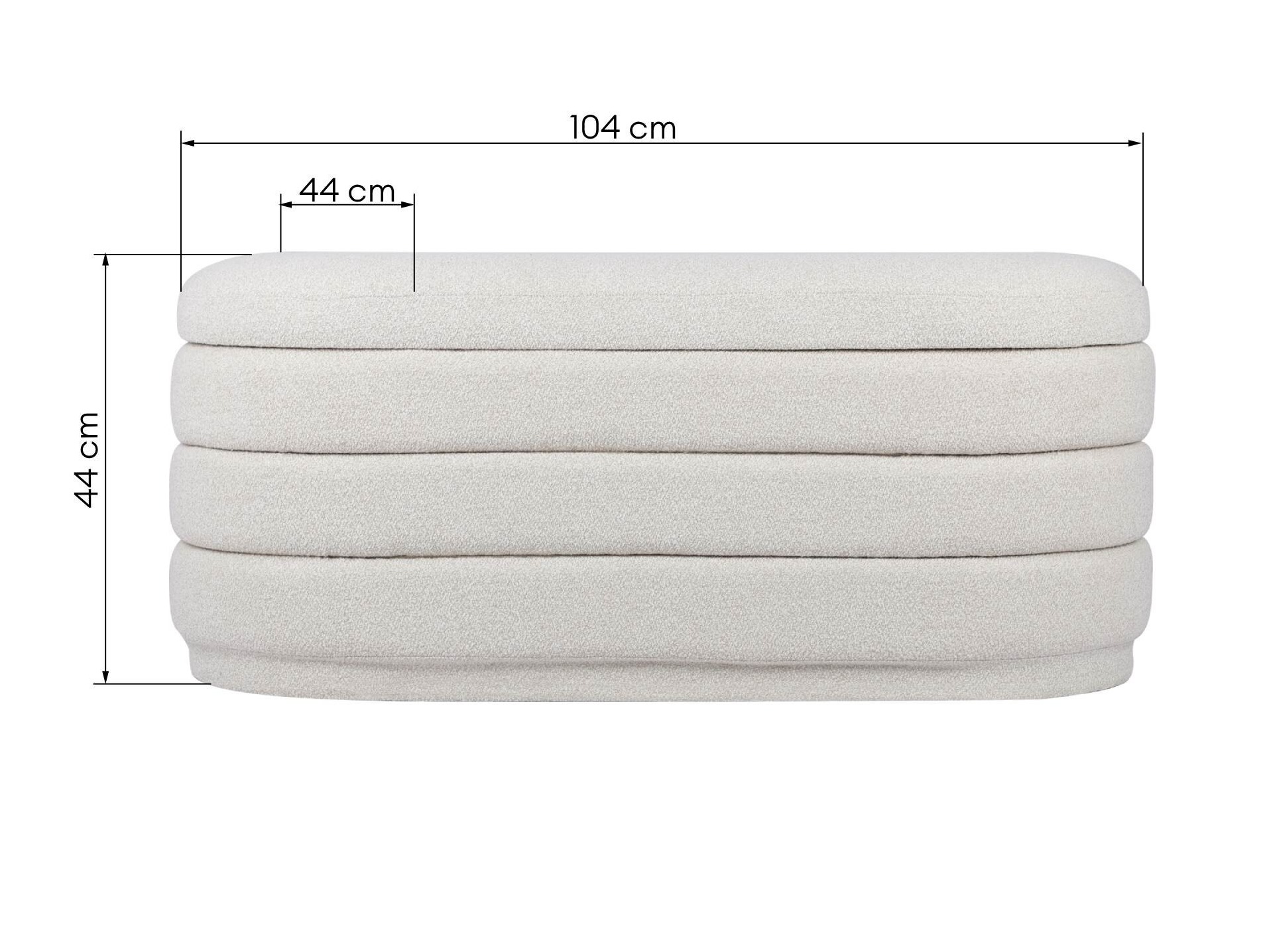 Tapecirana klupa Burleson 710