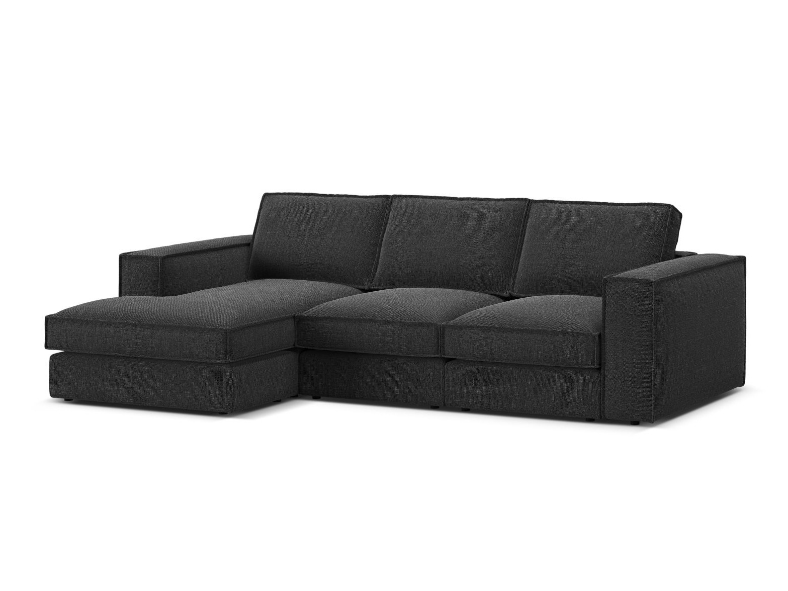 Modularna kutna garnitura Dalodei 110 (Babel Black)