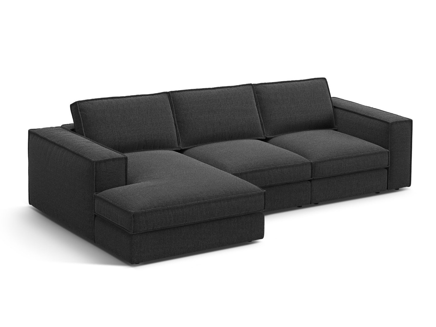 Modularna kutna garnitura Dalodei 110 (Babel Black)