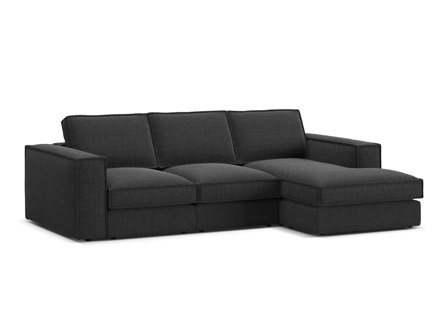 Modularna kutna garnitura Dalodei 110 (Babel Black)