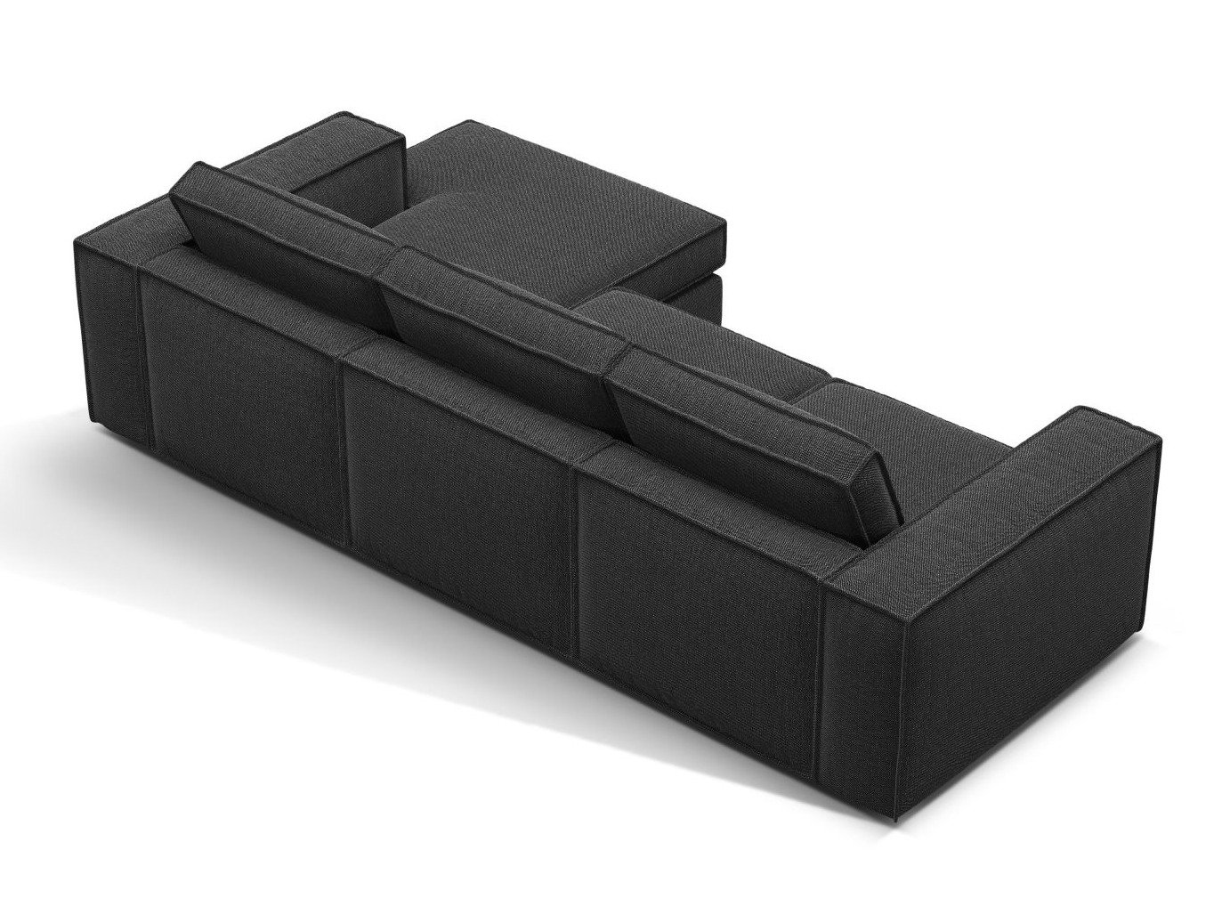 Modularna kutna garnitura Dalodei 110 (Babel Black)