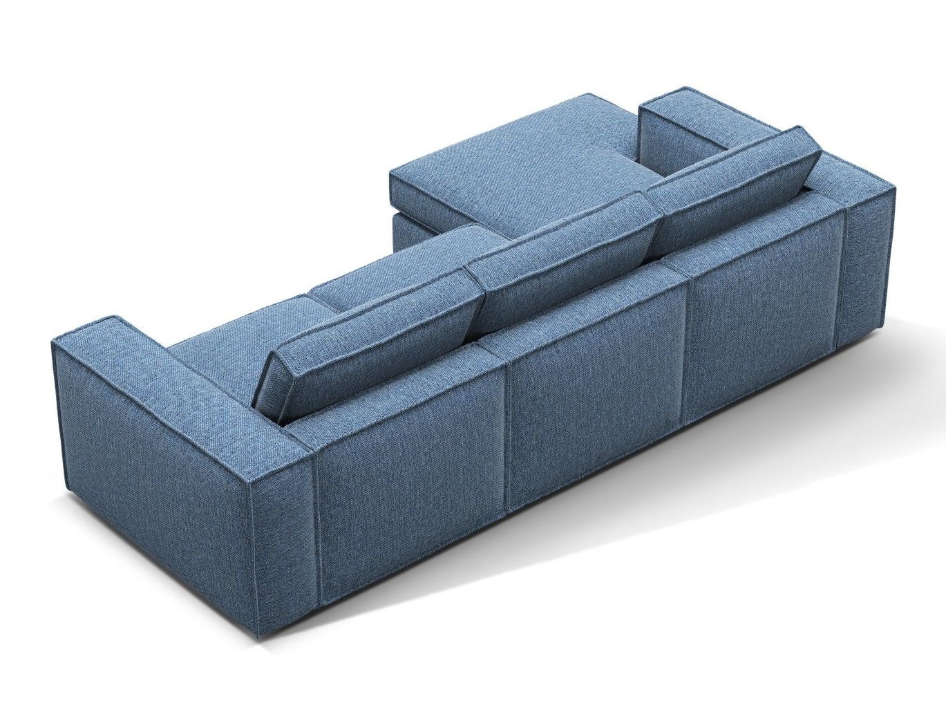 Modularna kutna garnitura Dalodei 110 (Babel Blue)