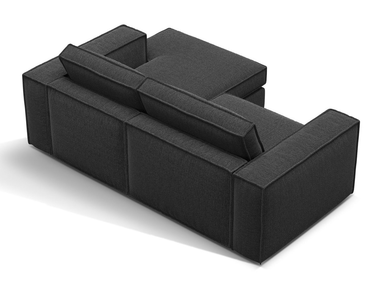 Modularna kutna garnitura Dalodei 111 (Babel Black)
