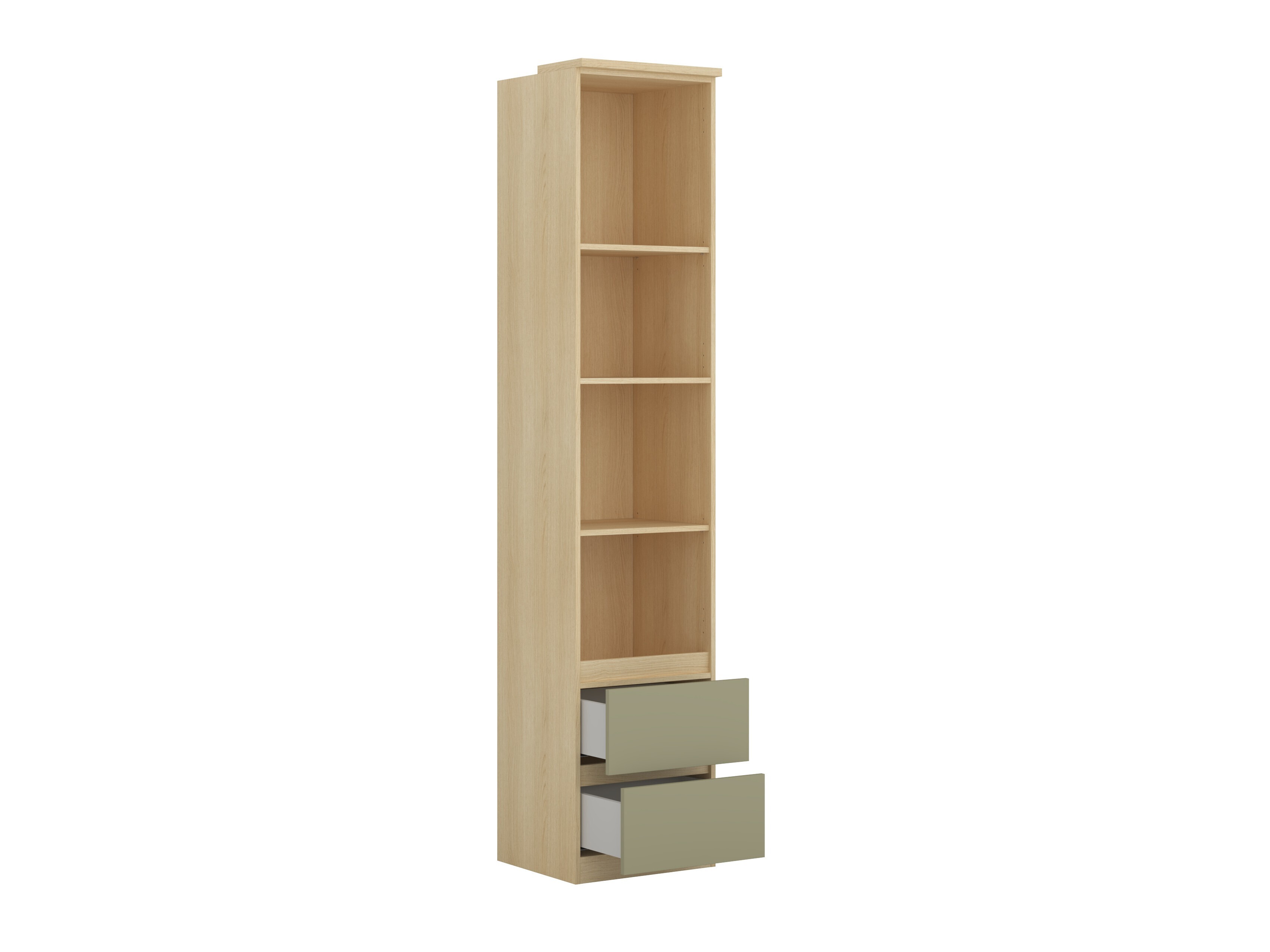Set za spavaću sobu Nolcala 124 (Hrast + Eukaliptus)