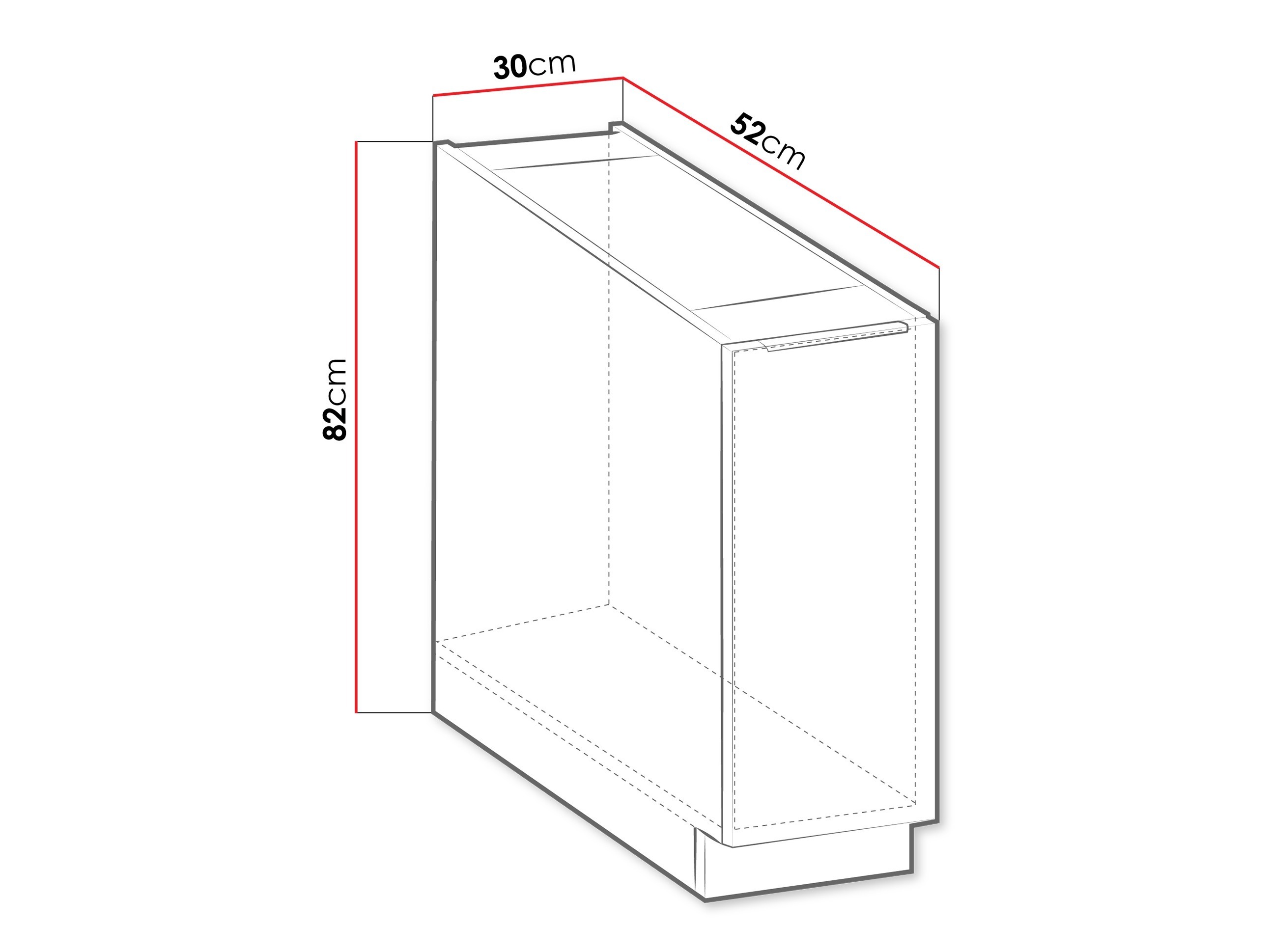 Modularni ormarić s izvlačnom košarom Sole 102