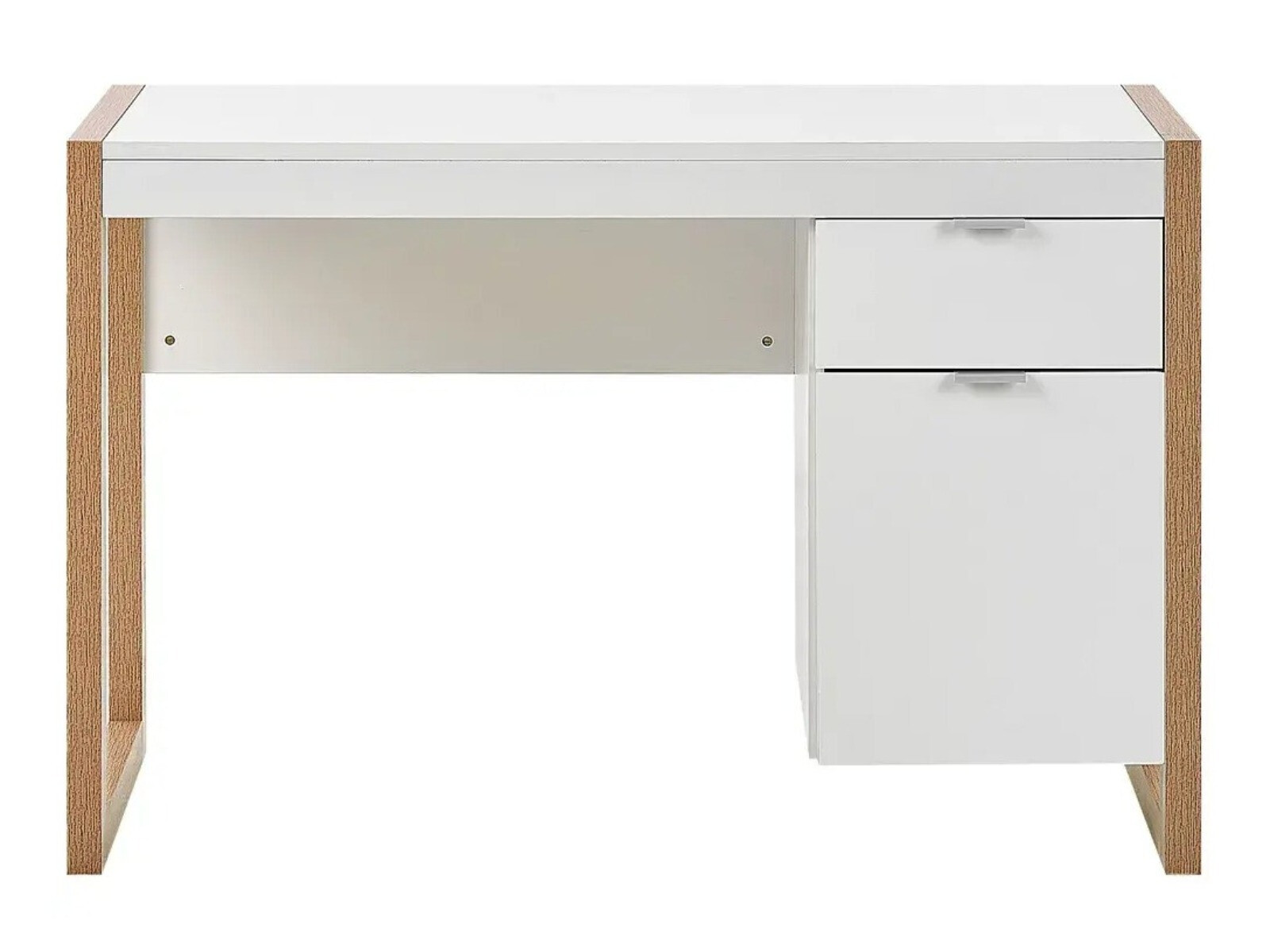 Uredski stol Berwyn 3282 (Bijela + Svijetlo drvo)