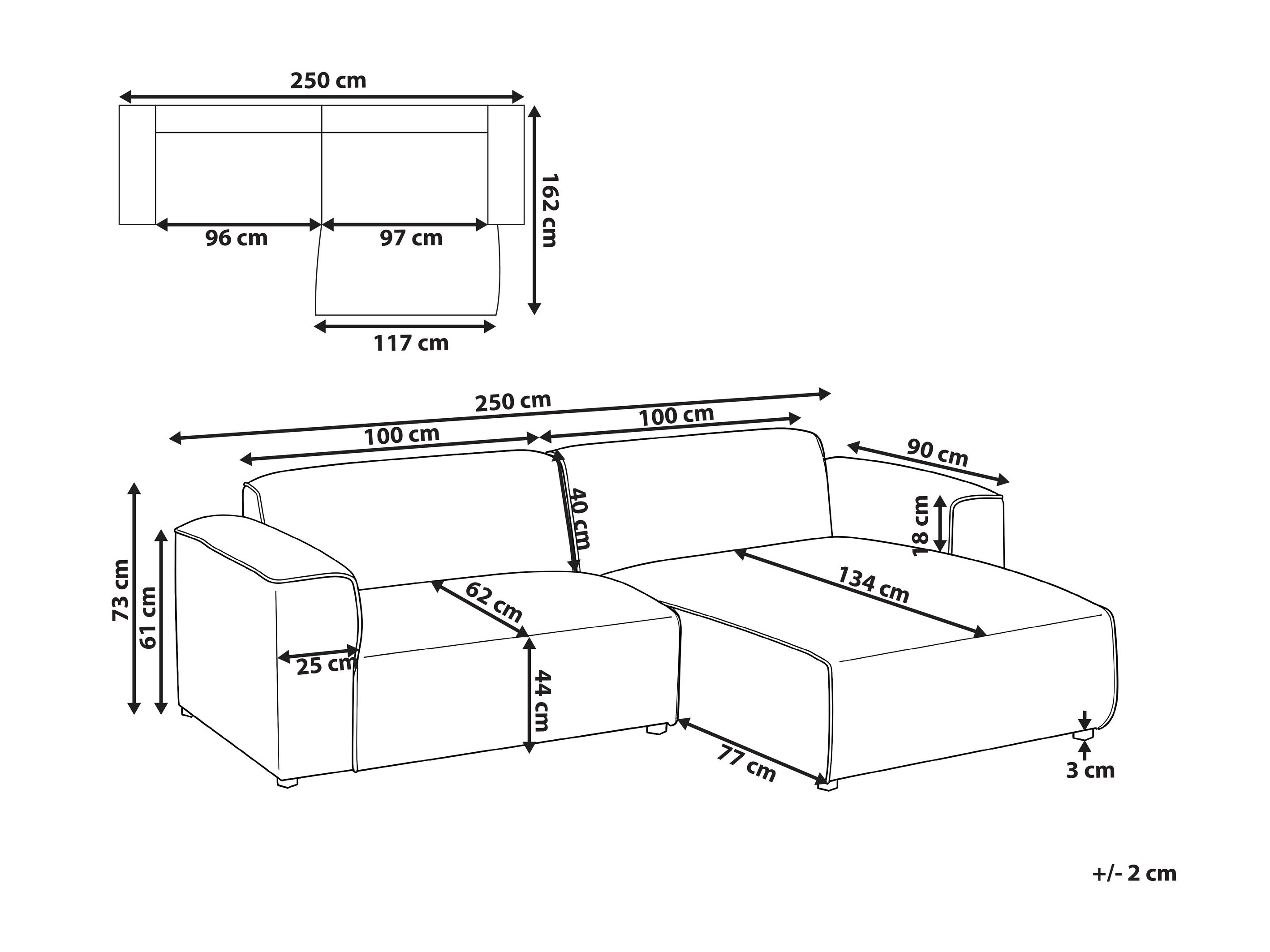 Kutna garnitura Berwyn 3290 (Taupe)