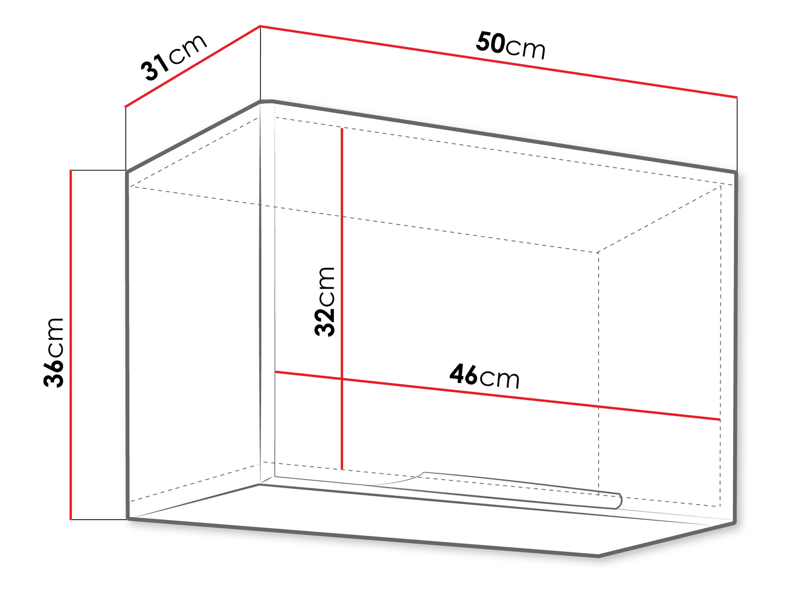 Modularan zidni ormarić Sole 128