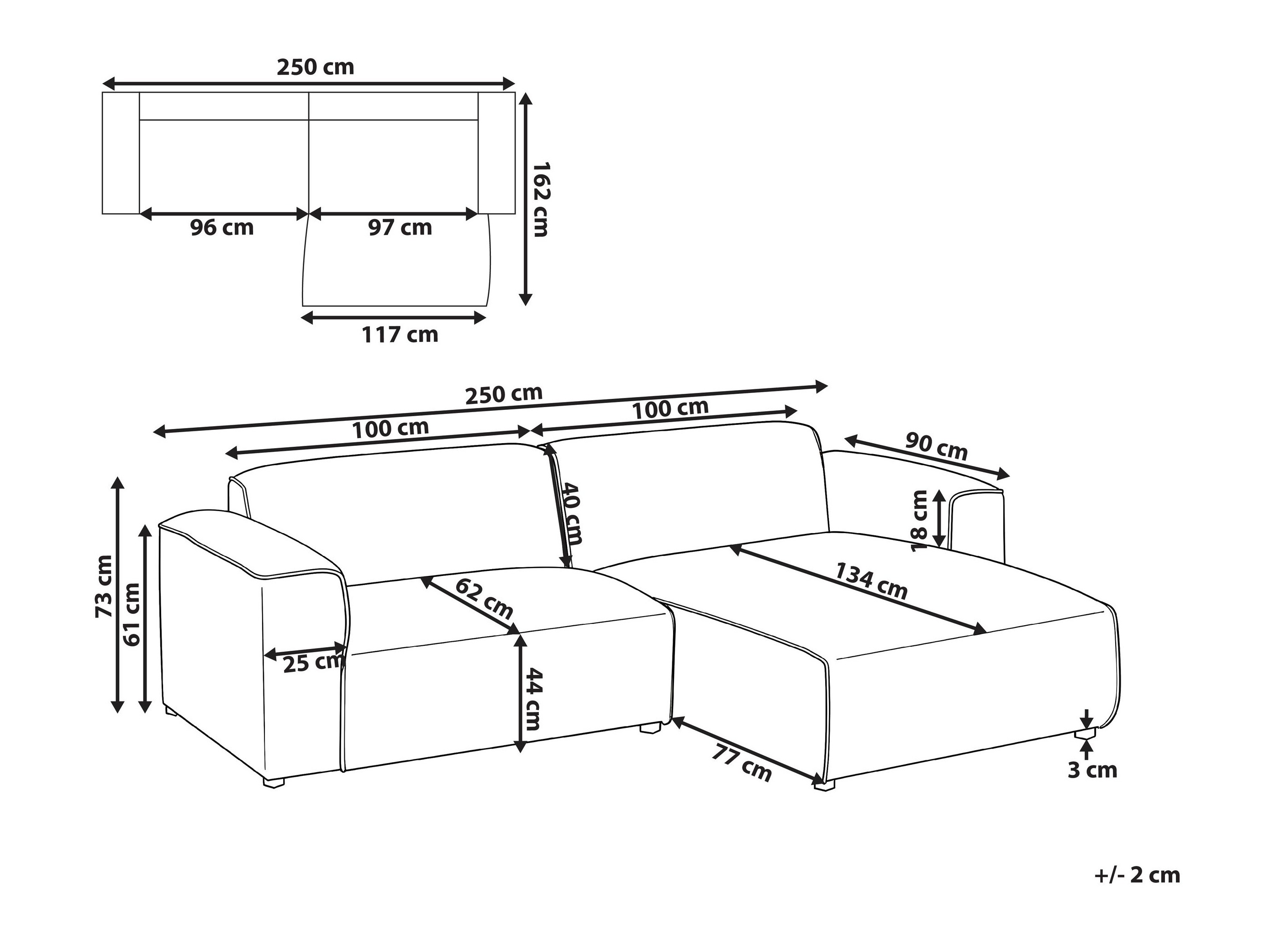 Kutna garnitura Berwyn 3289