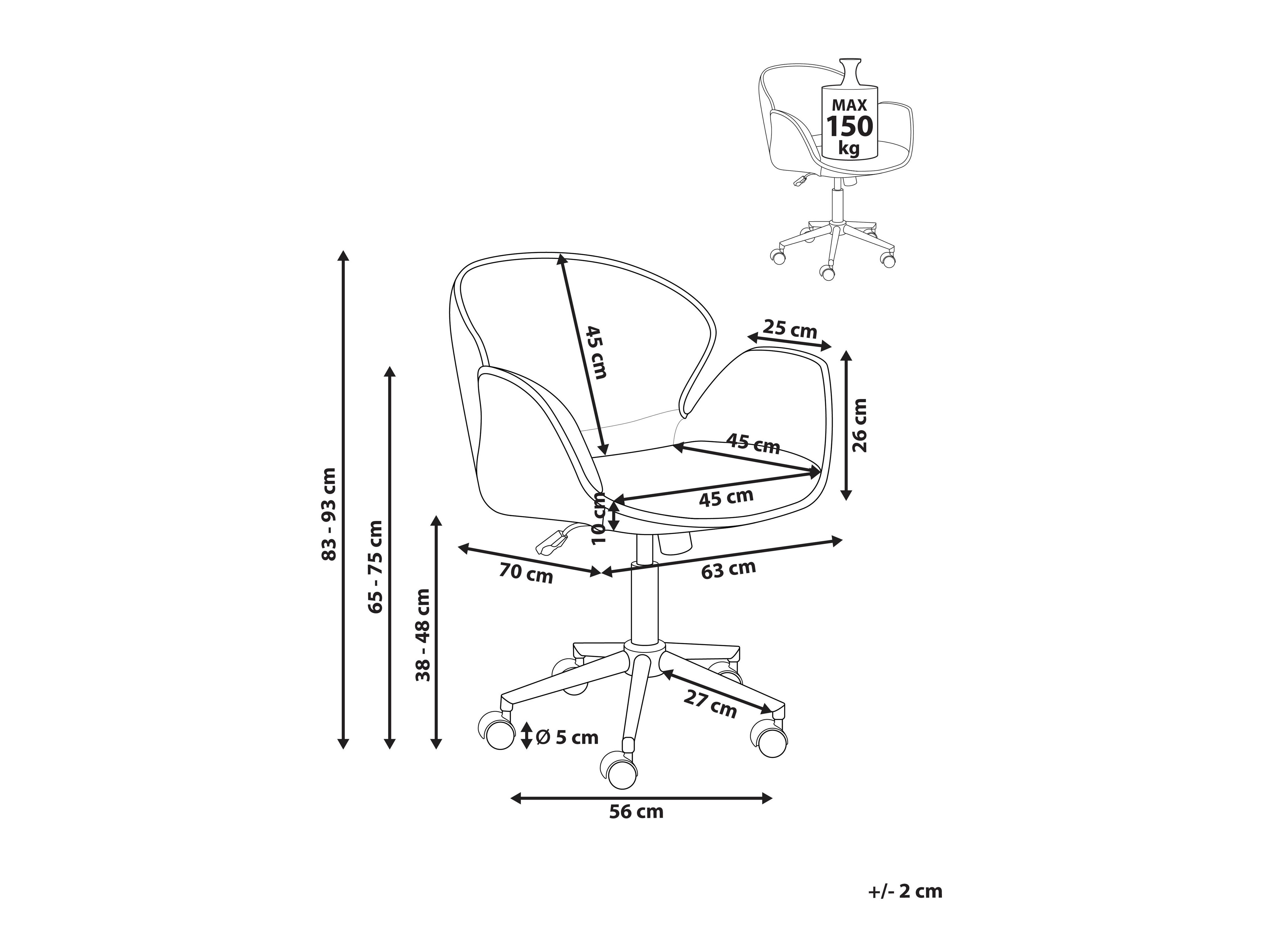 Uredska stolica Berwyn 3300 (Siva)