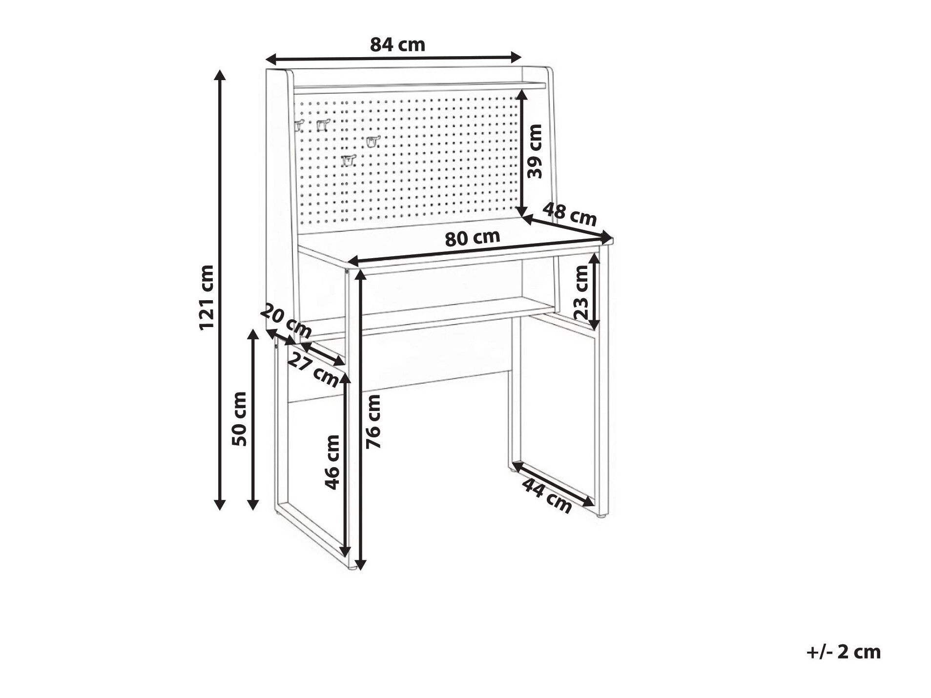 Uredski stol Berwyn 3304 (Bijela)