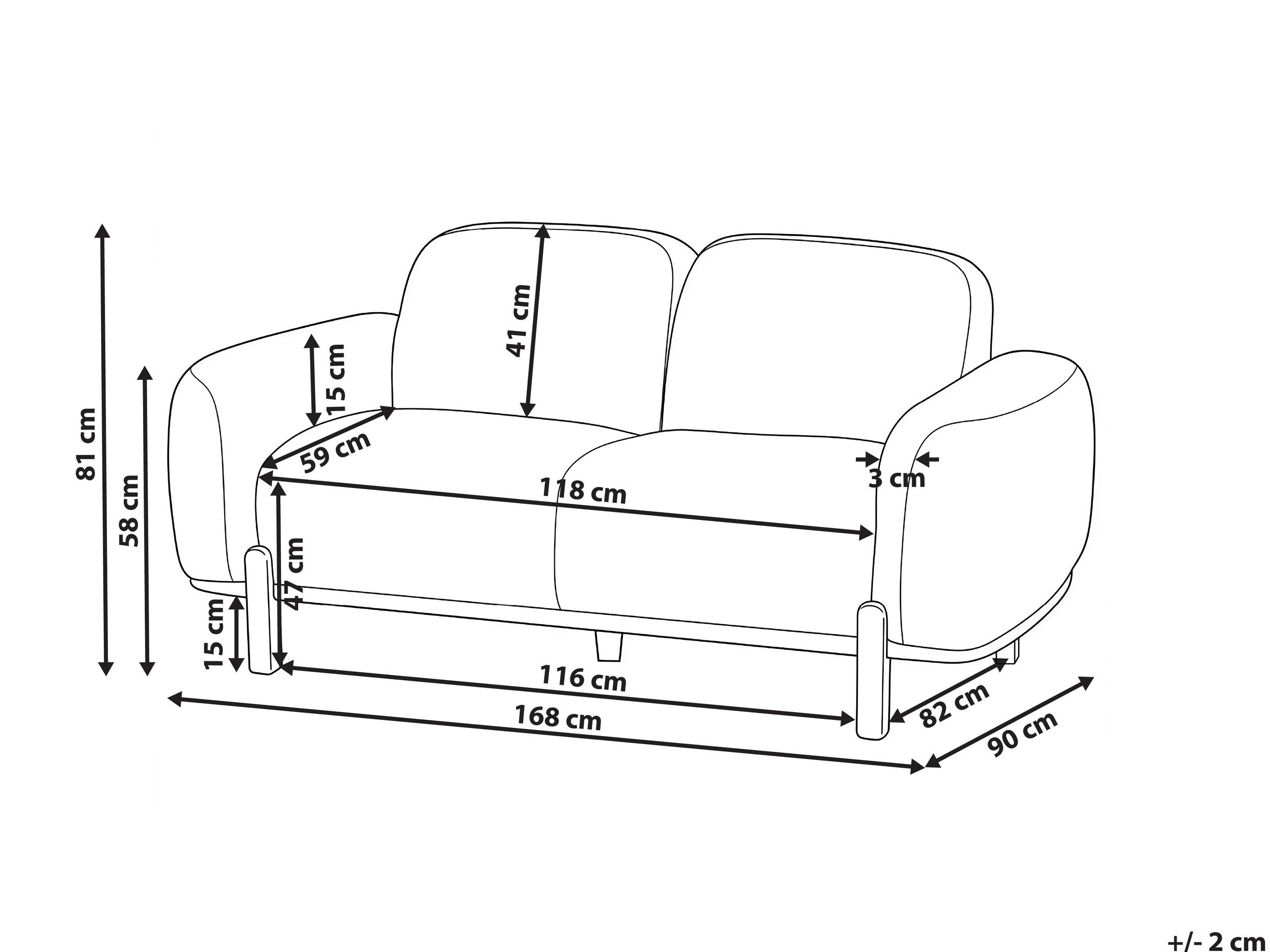 Kauč Berwyn 3306 (Taupe)